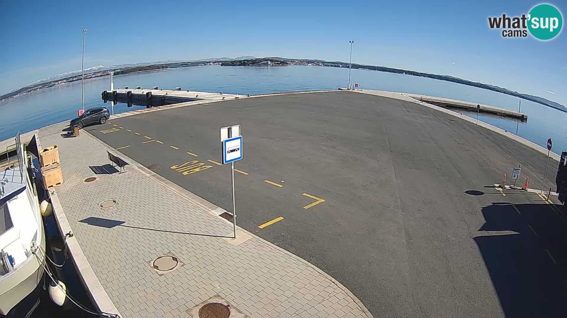 Tkon v živo – trajekt – Dalmacija – Hrvaška