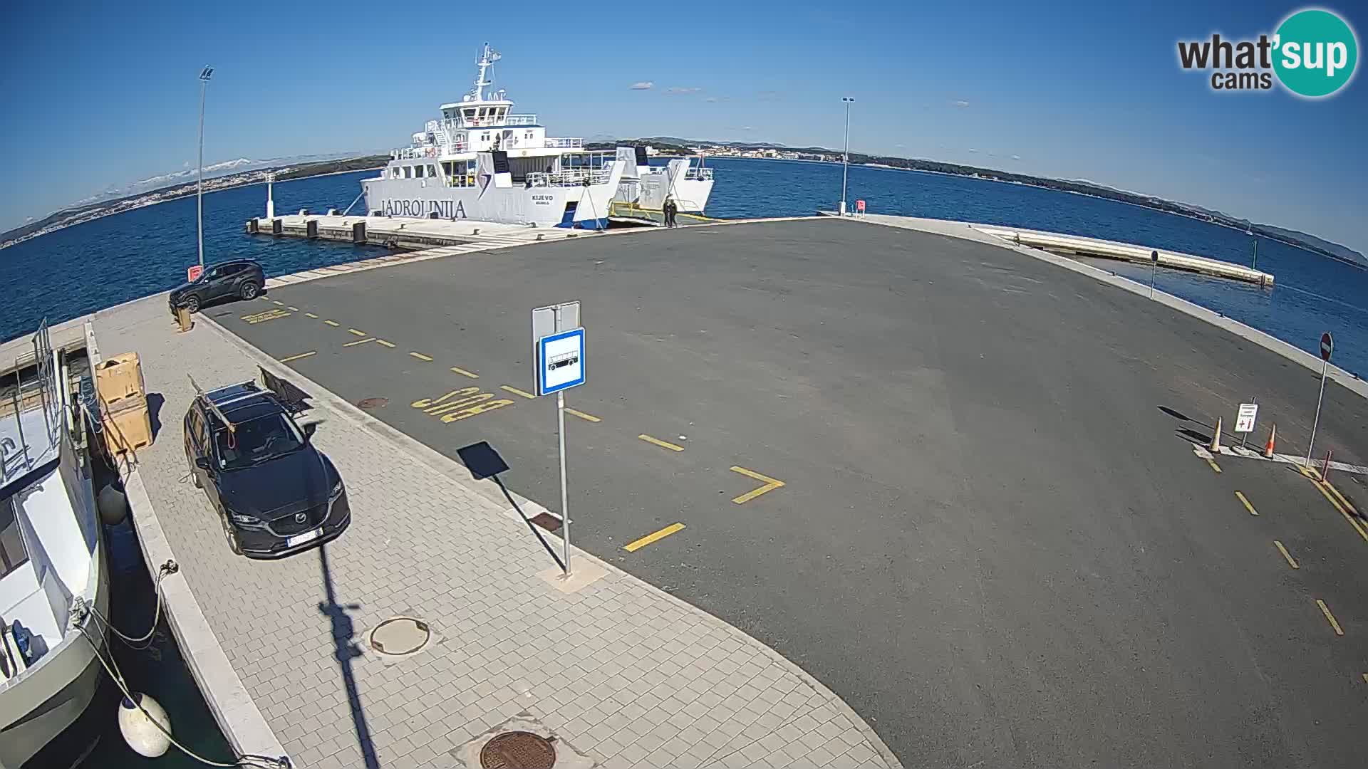 Tkon Live cam – ferry – Dalmatia – Croatia