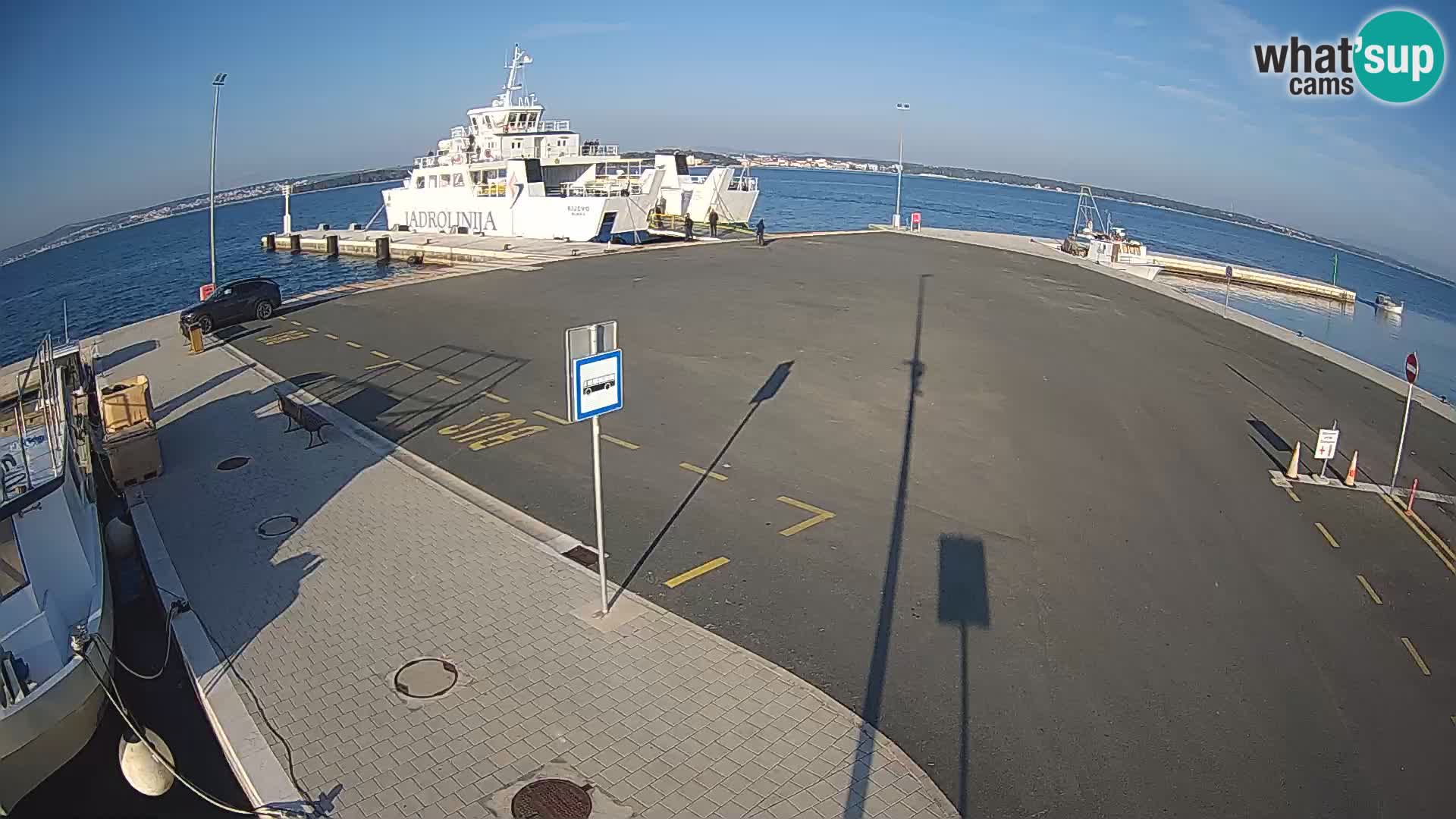 Tkon Live cam – ferry – Dalmatia – Croatia