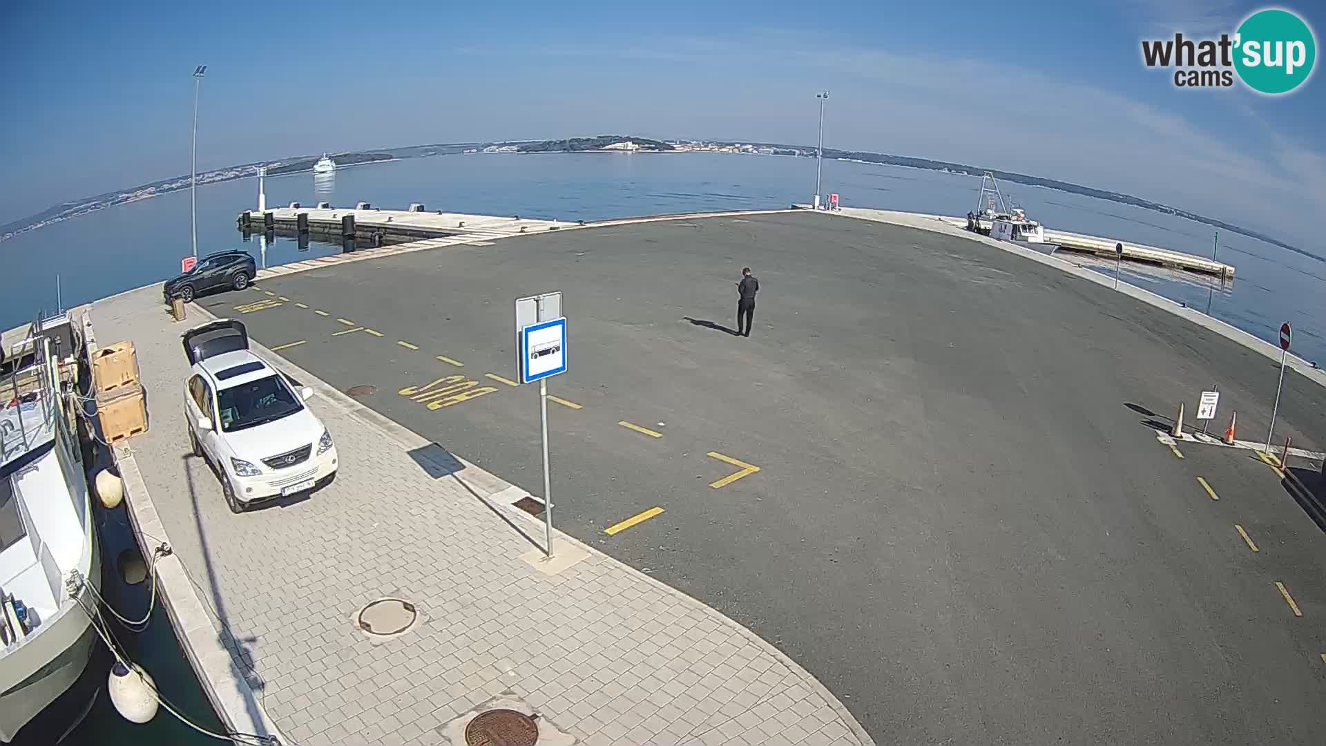 Tkon Live cam – ferry – Dalmatia – Croatia
