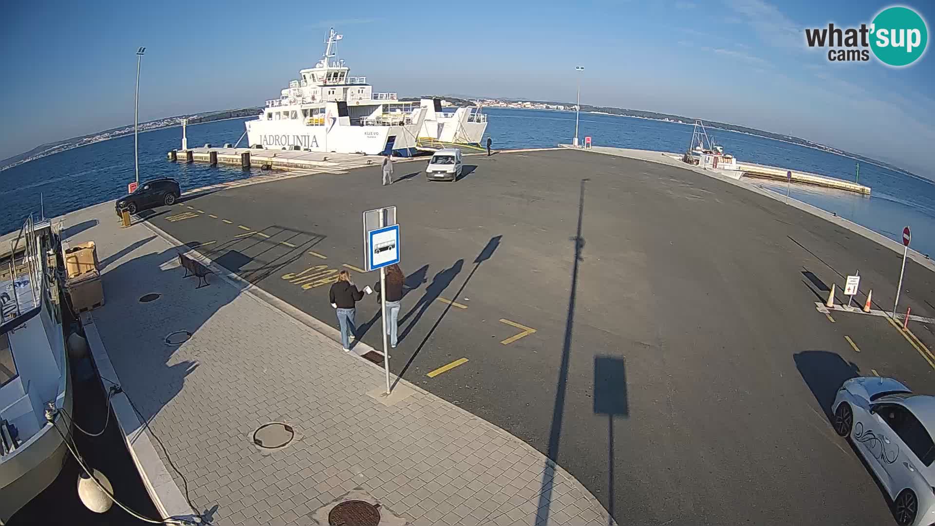 Tkon Live cam – ferry – Dalmatia – Croatia