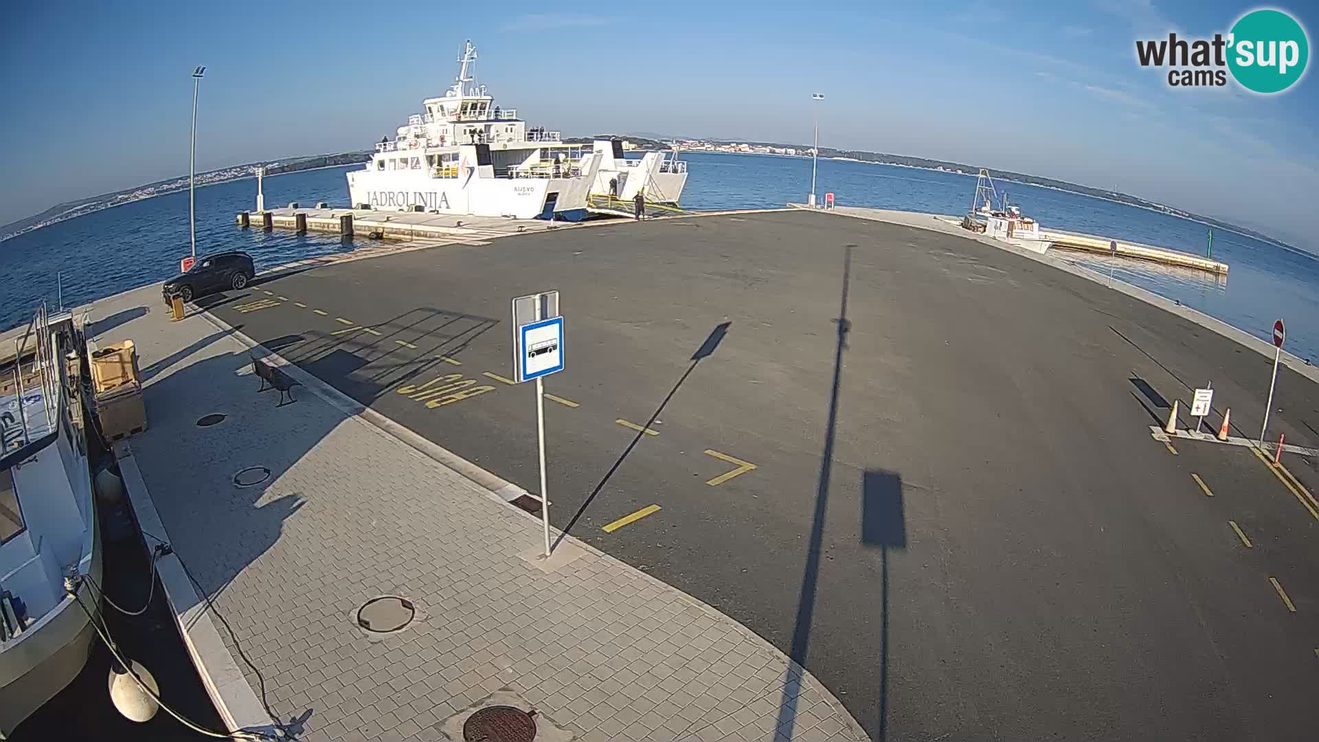 Tkon Live cam – ferry – Dalmatia – Croatia