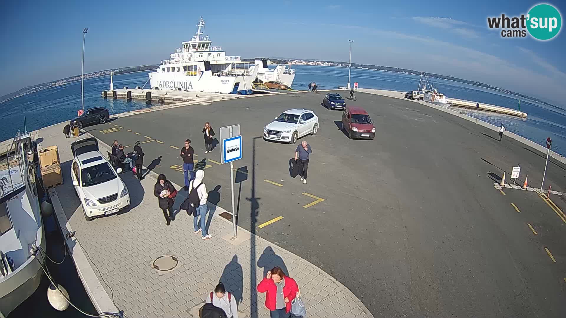 Tkon camera en vivo – Transportar – Dalmacia – Croacia