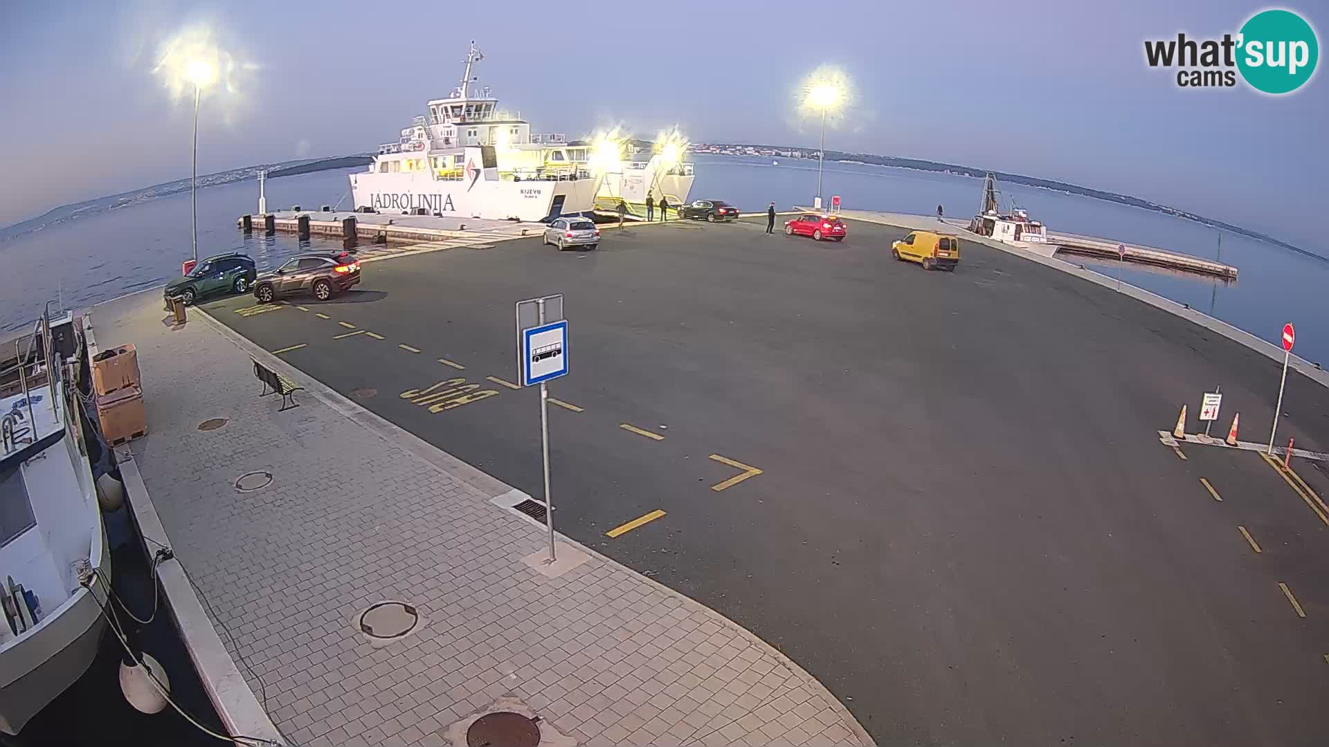 Tkon Live cam – traghetto – Dalmazia – Croazia