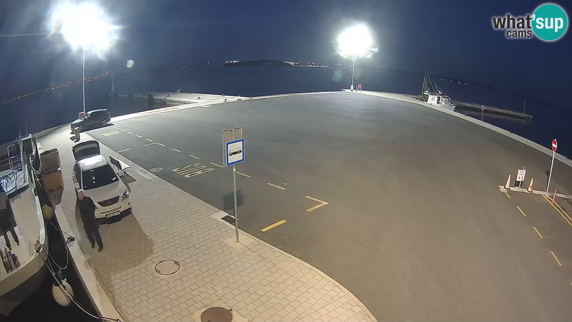 Tkon Live cam – ferry – Dalmatie – Croatie