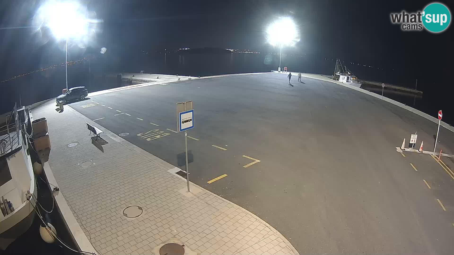 Tkon Live cam – ferry – Dalmatie – Croatie