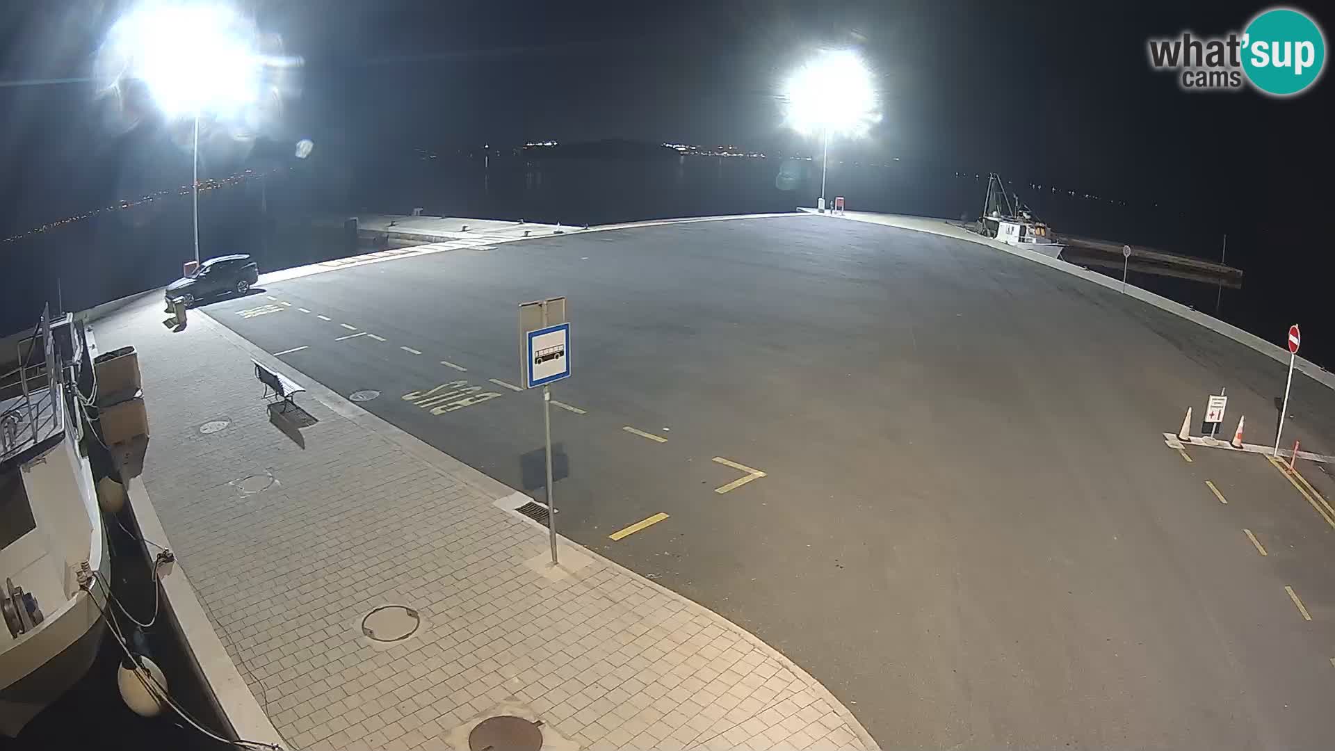 Tkon Live cam – ferry – Dalmatie – Croatie