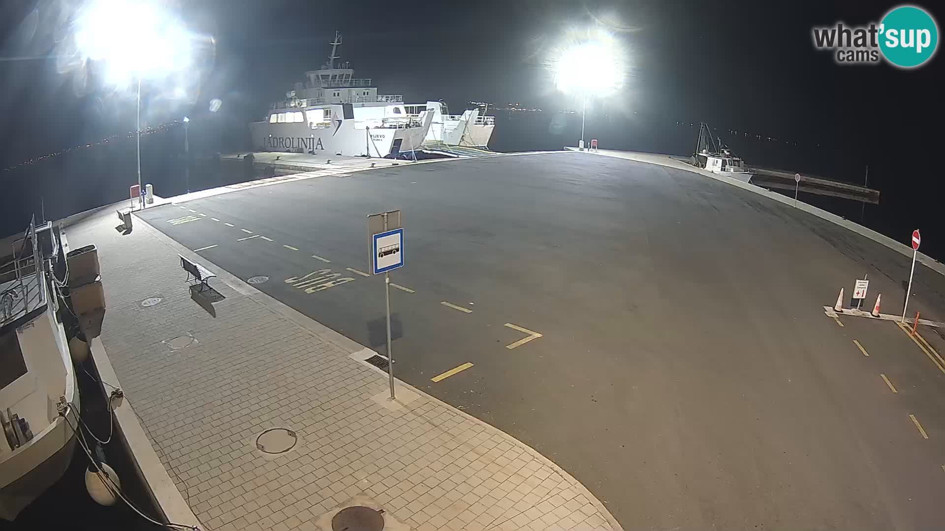 Tkon Live cam – ferry – Dalmatie – Croatie