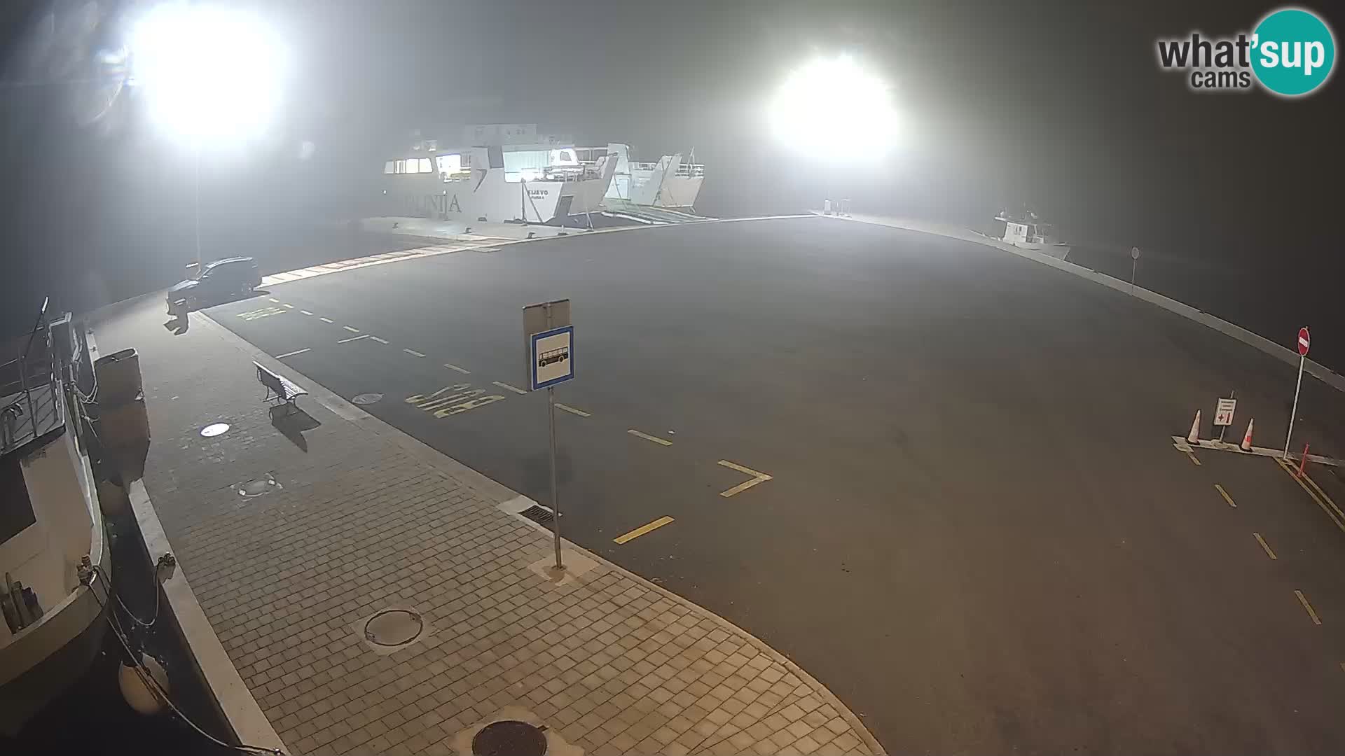 Tkon Live cam – ferry – Dalmatie – Croatie