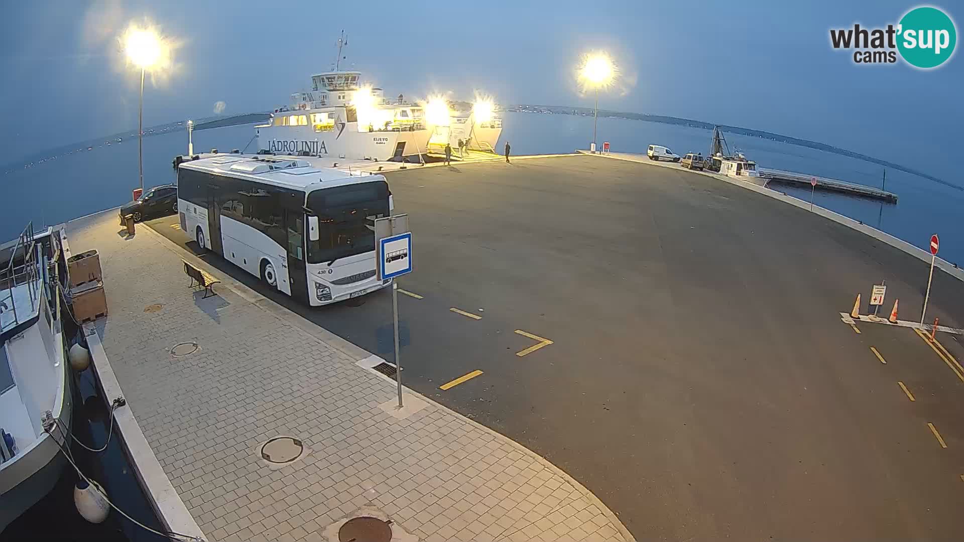 Tkon Live cam – ferry – Dalmatia – Croatia