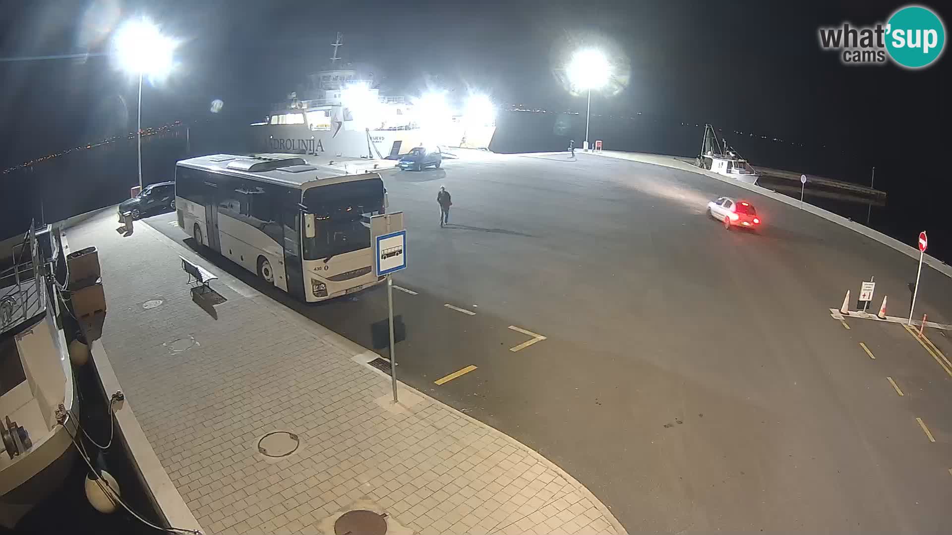 Tkon Live cam – ferry – Dalmatie – Croatie