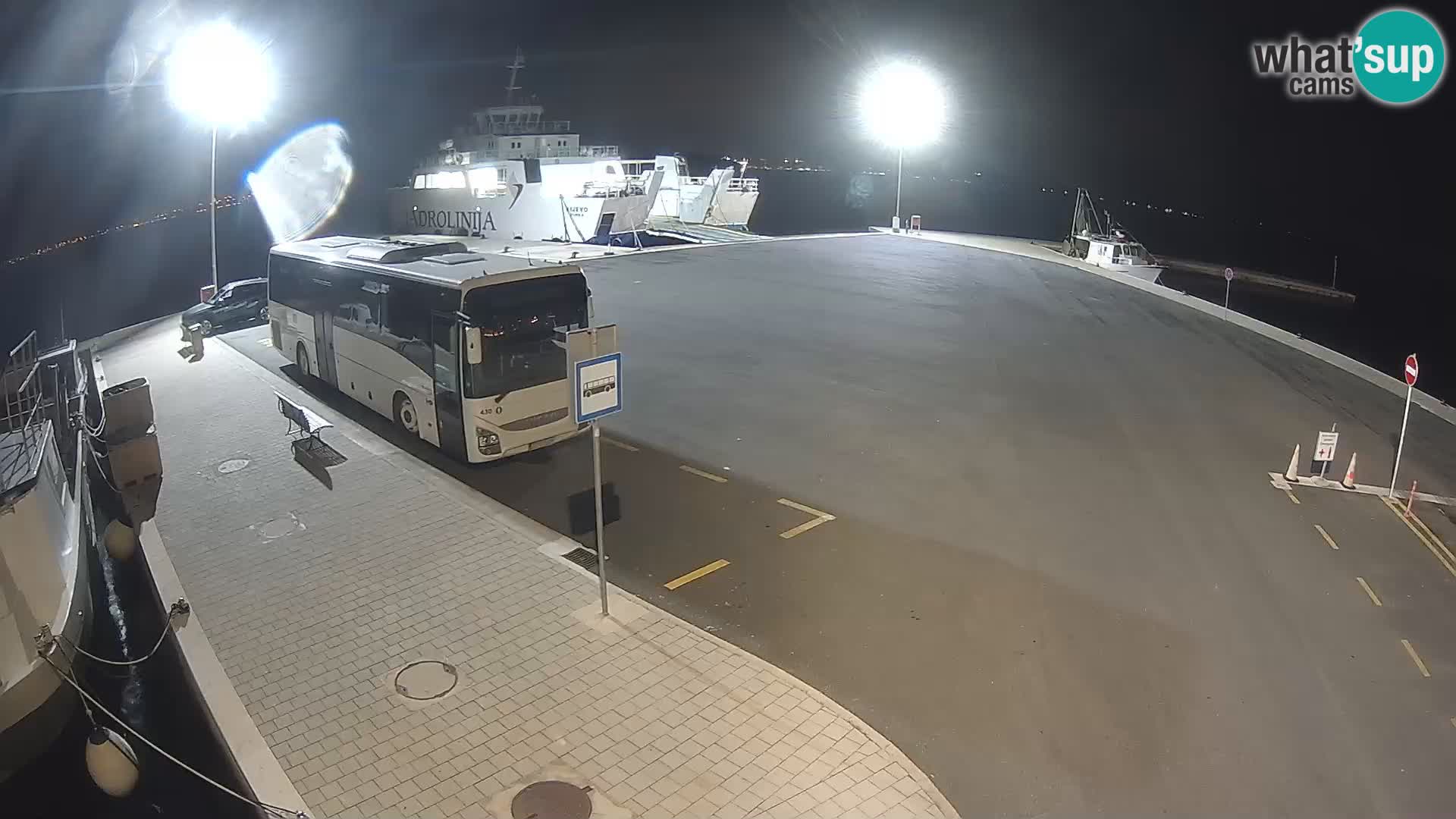 Tkon Live cam – ferry – Dalmatia – Croatia