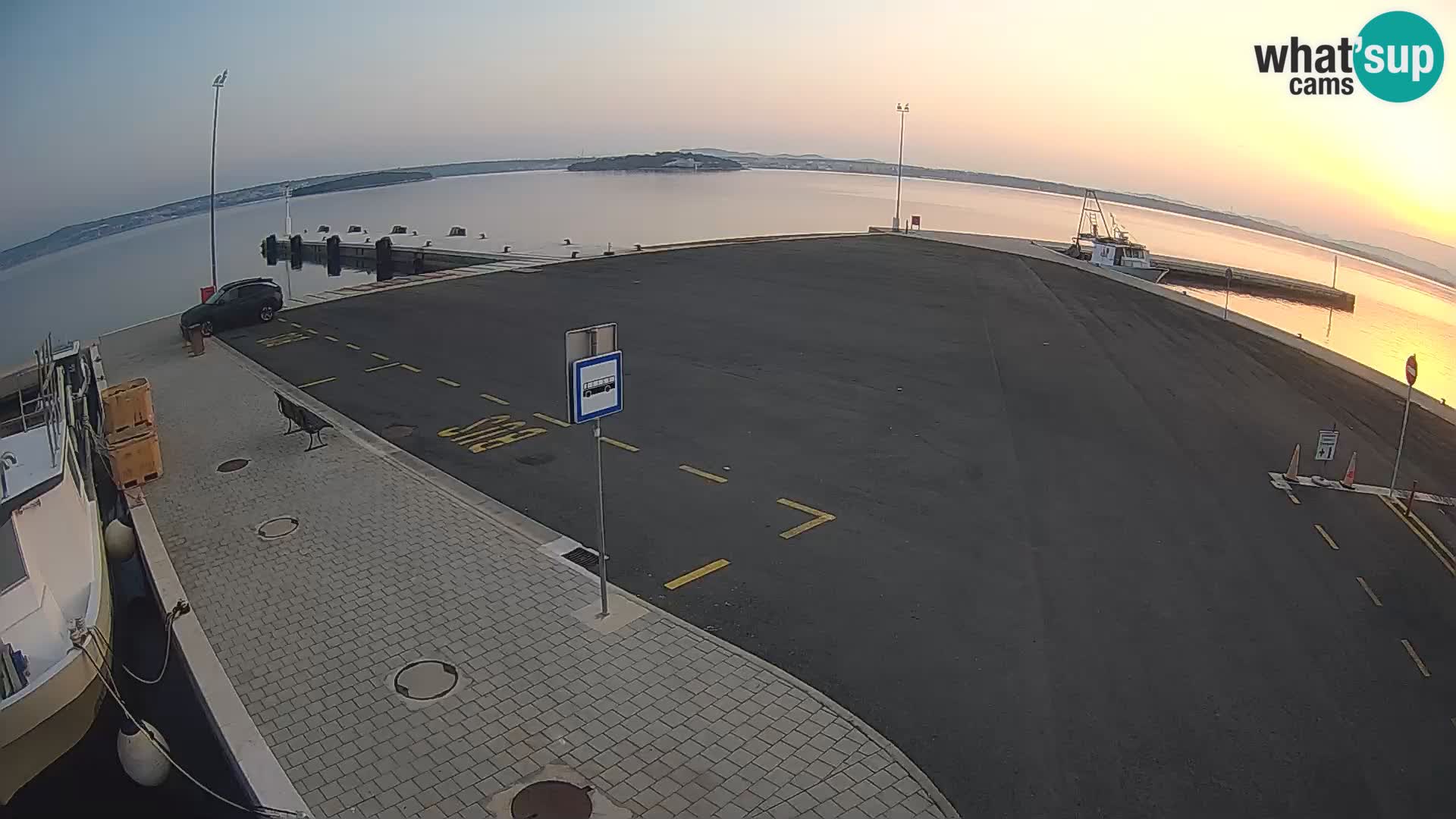 Tkon Live cam – ferry – Dalmatia – Croatia