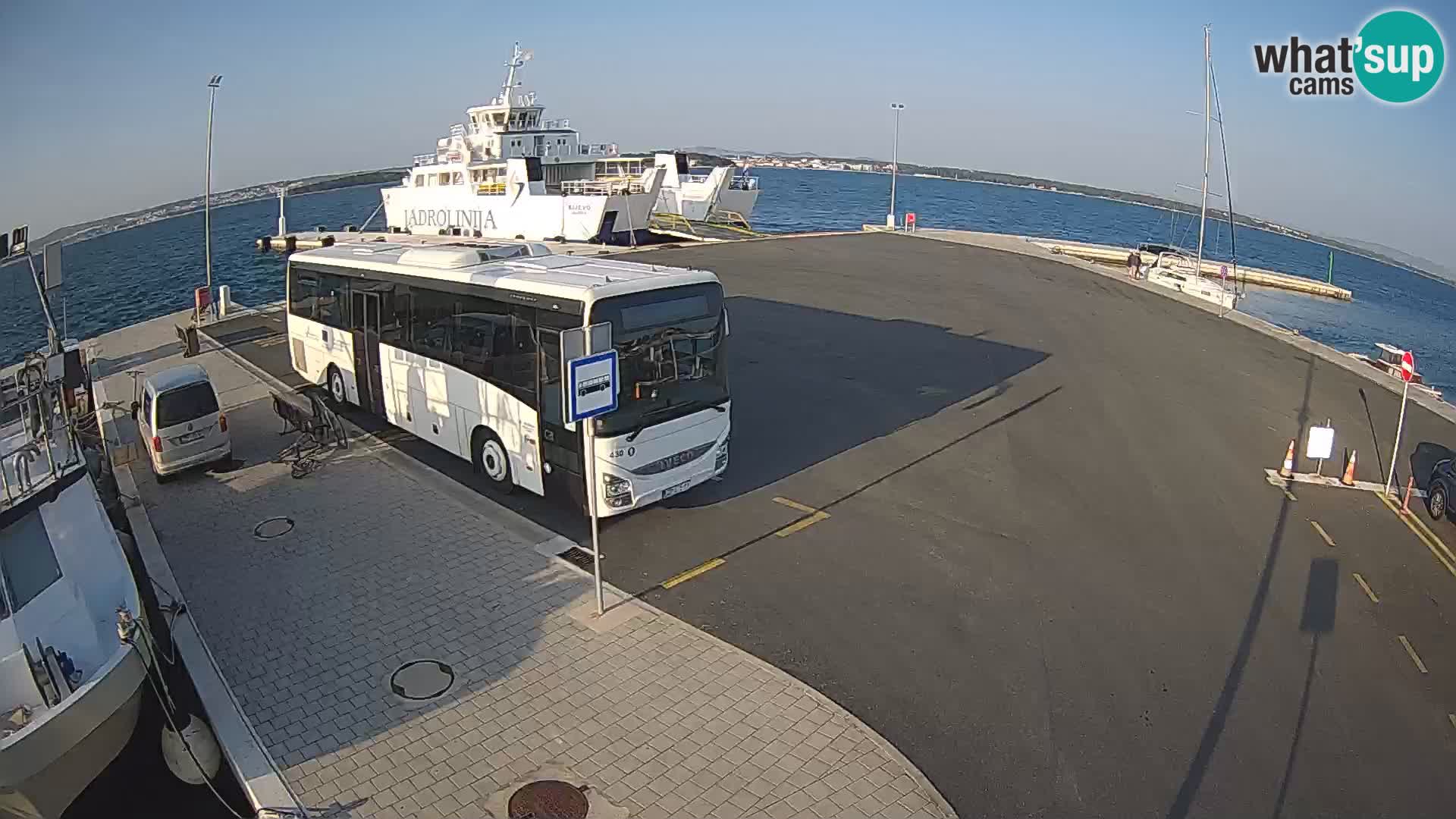 Tkon Live cam – traghetto – Dalmazia – Croazia