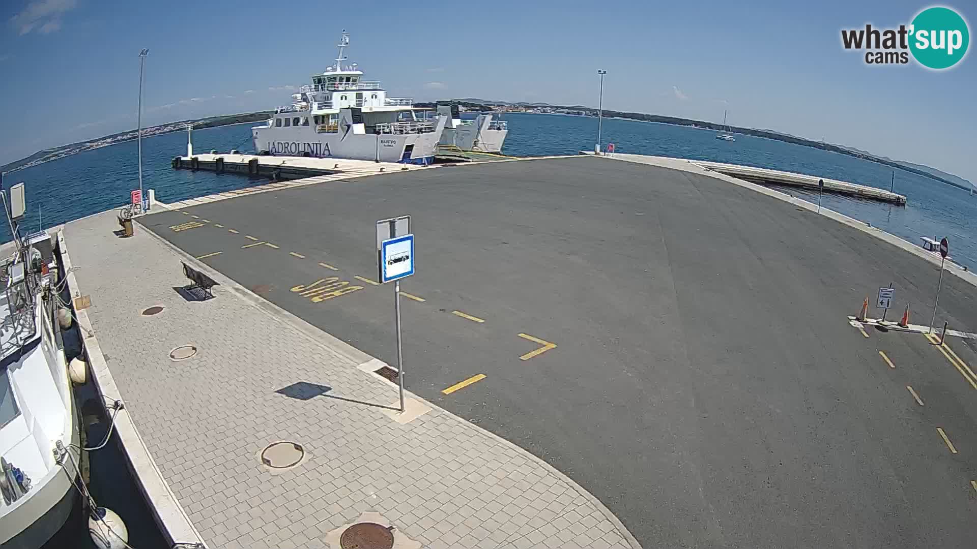 Tkon Live cam – ferry – Dalmatia – Croatia
