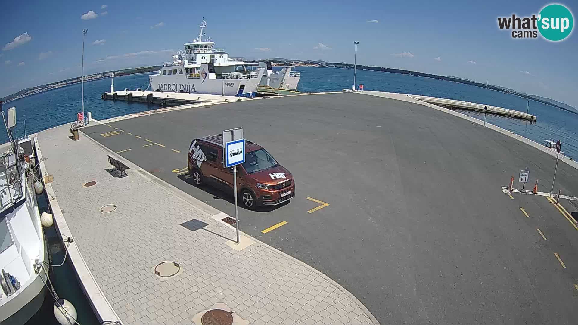 Tkon Live cam – Fähre – Dalmatien – Kroatien