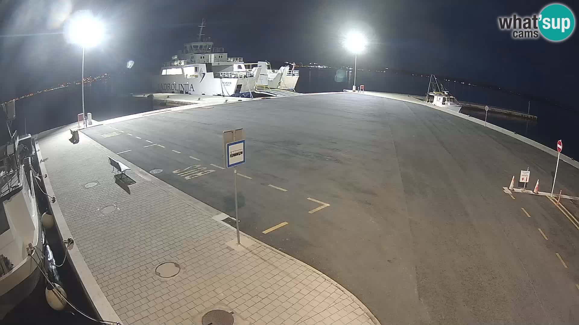 Tkon Live cam – ferry – Dalmatia – Croatia