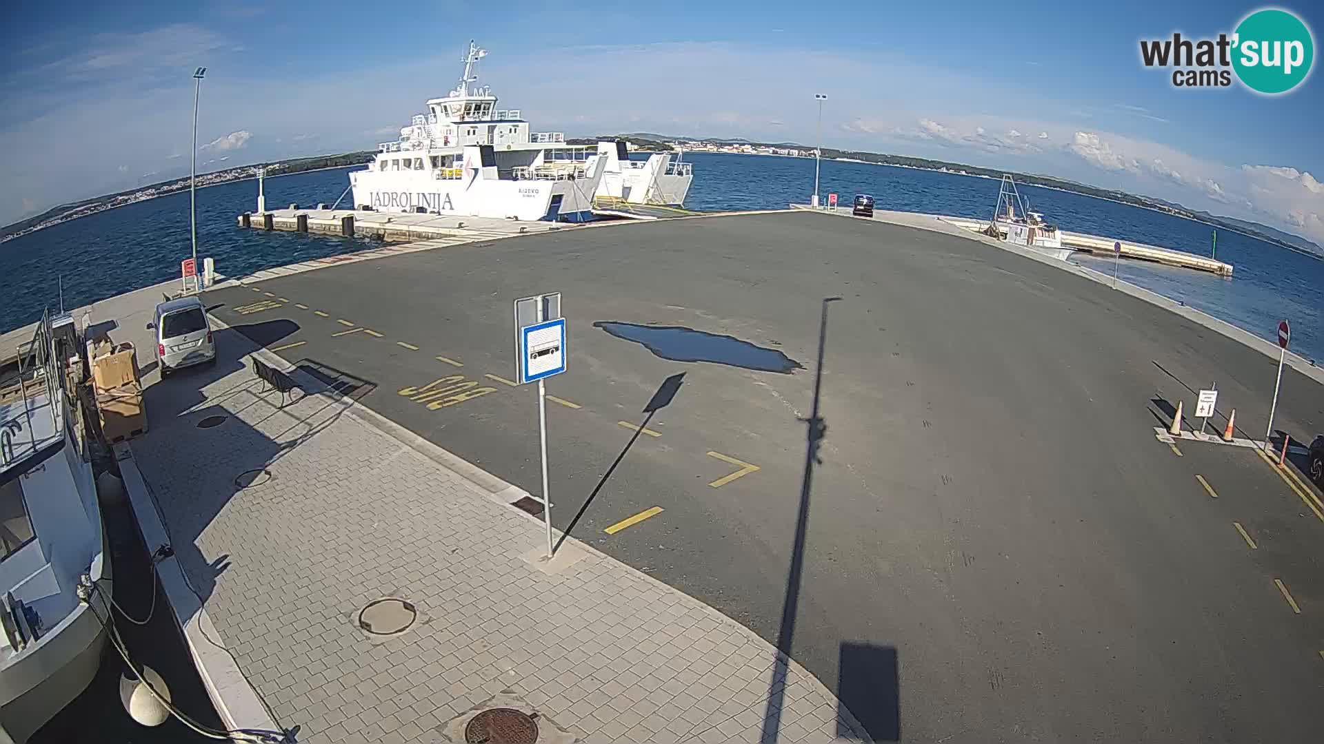 Tkon Live cam – ferry – Dalmatia – Croatia