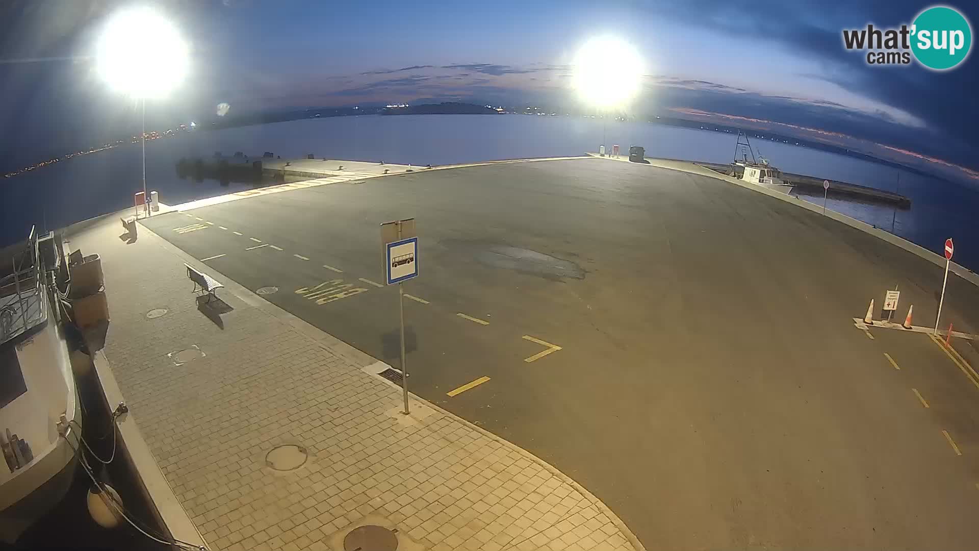 Tkon Live cam – ferry – Dalmatie – Croatie