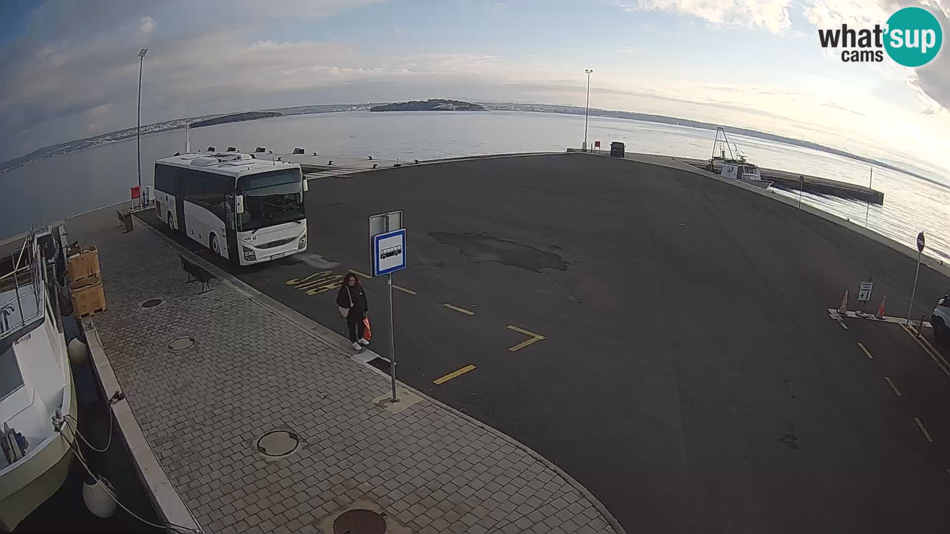 Tkon Live cam – ferry – Dalmatia – Croatia