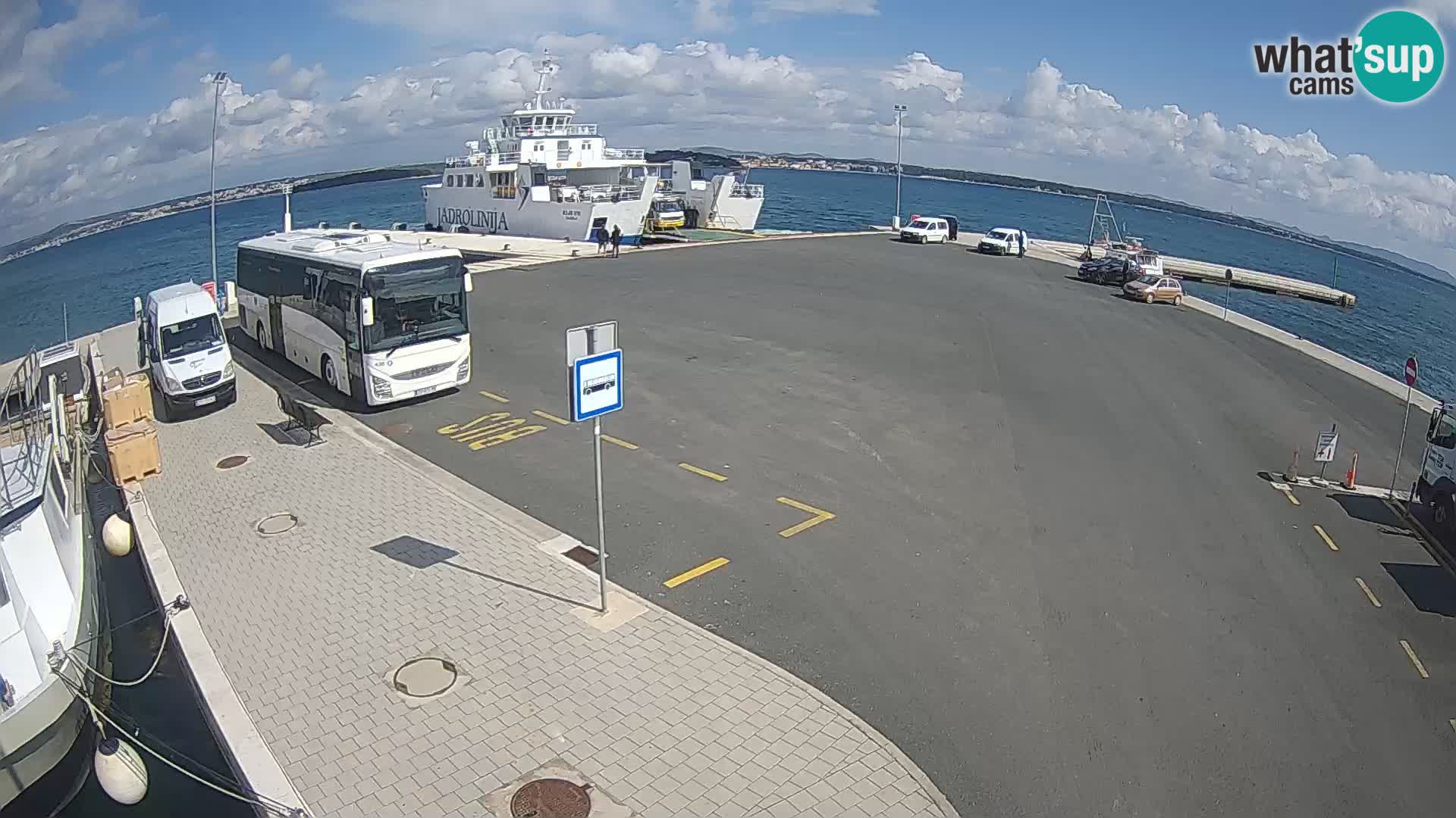 Tkon Live cam – traghetto – Dalmazia – Croazia