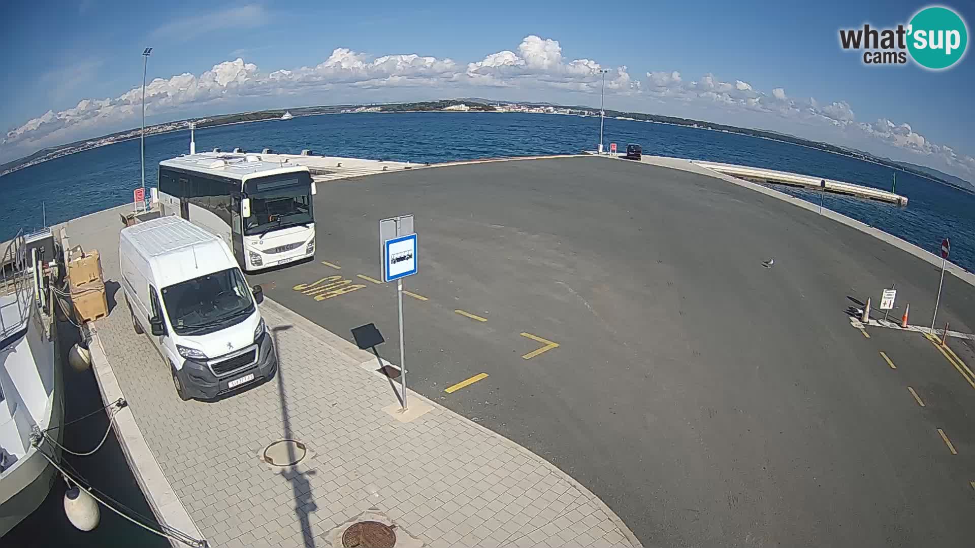 Tkon Live cam – ferry – Dalmatia – Croatia