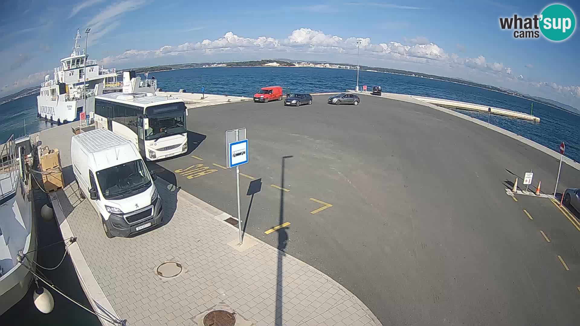Tkon Live cam – ferry – Dalmatia – Croatia