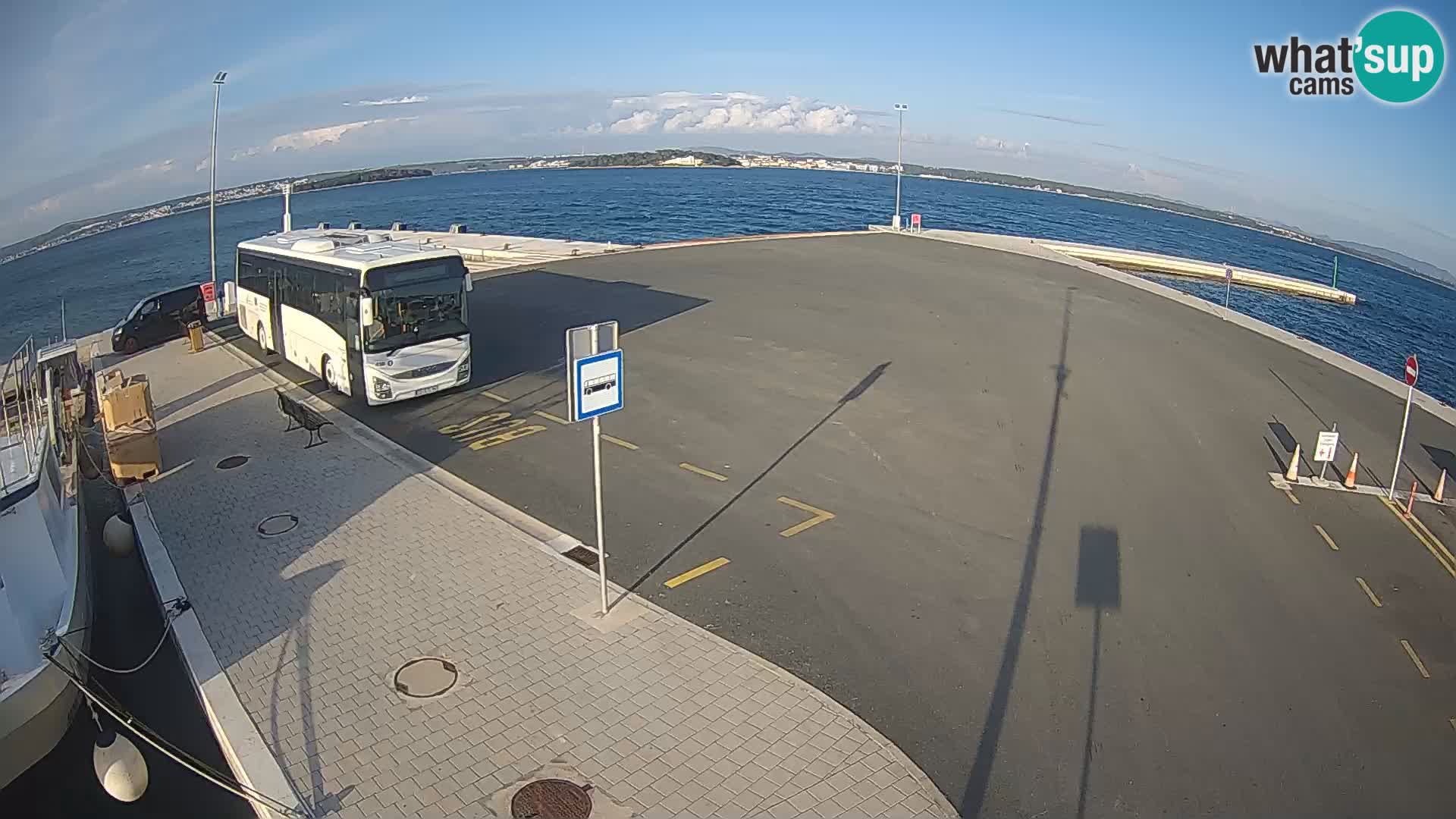 Tkon Live cam – ferry – Dalmatia – Croatia
