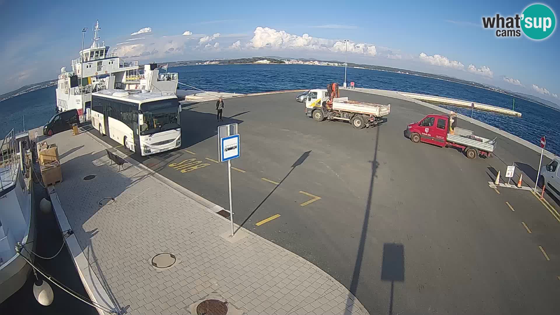 Tkon Live cam – ferry – Dalmatia – Croatia