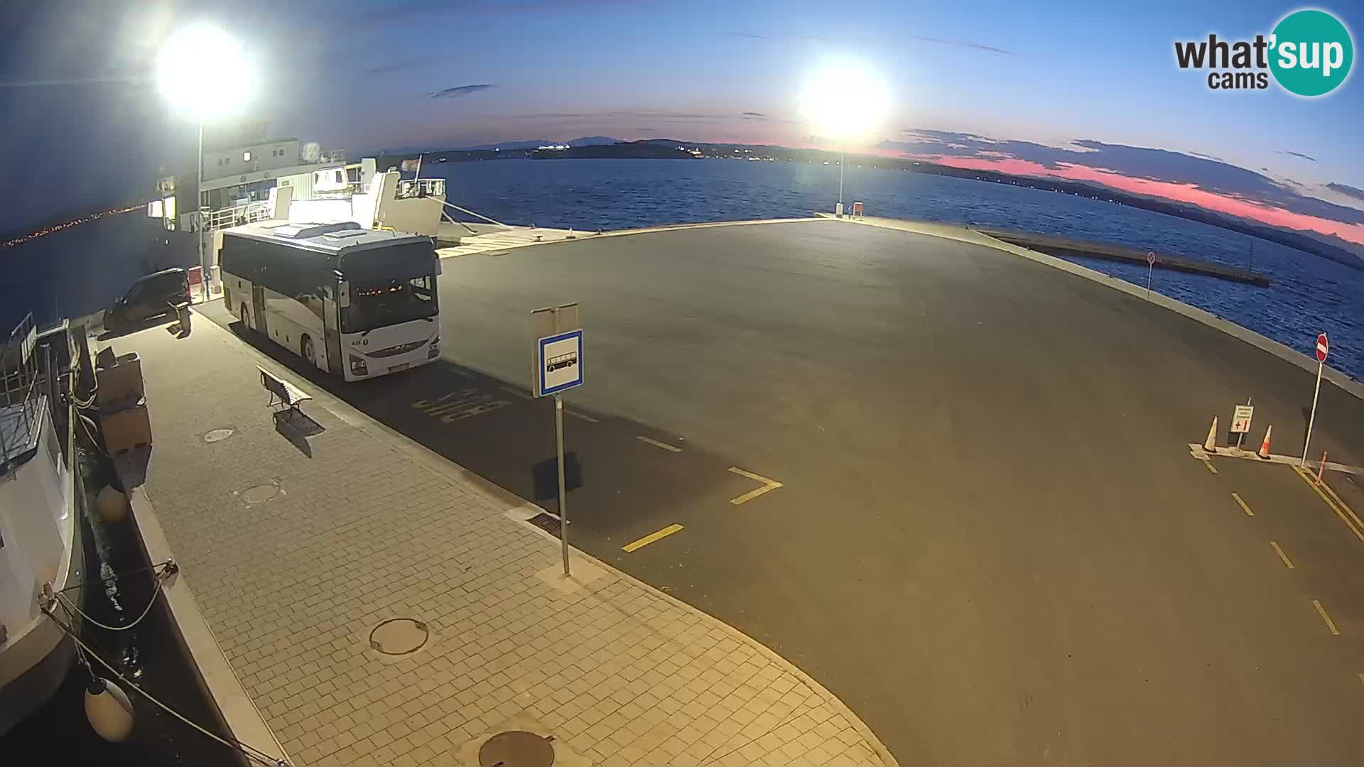 Tkon Live cam – ferry – Dalmatia – Croatia