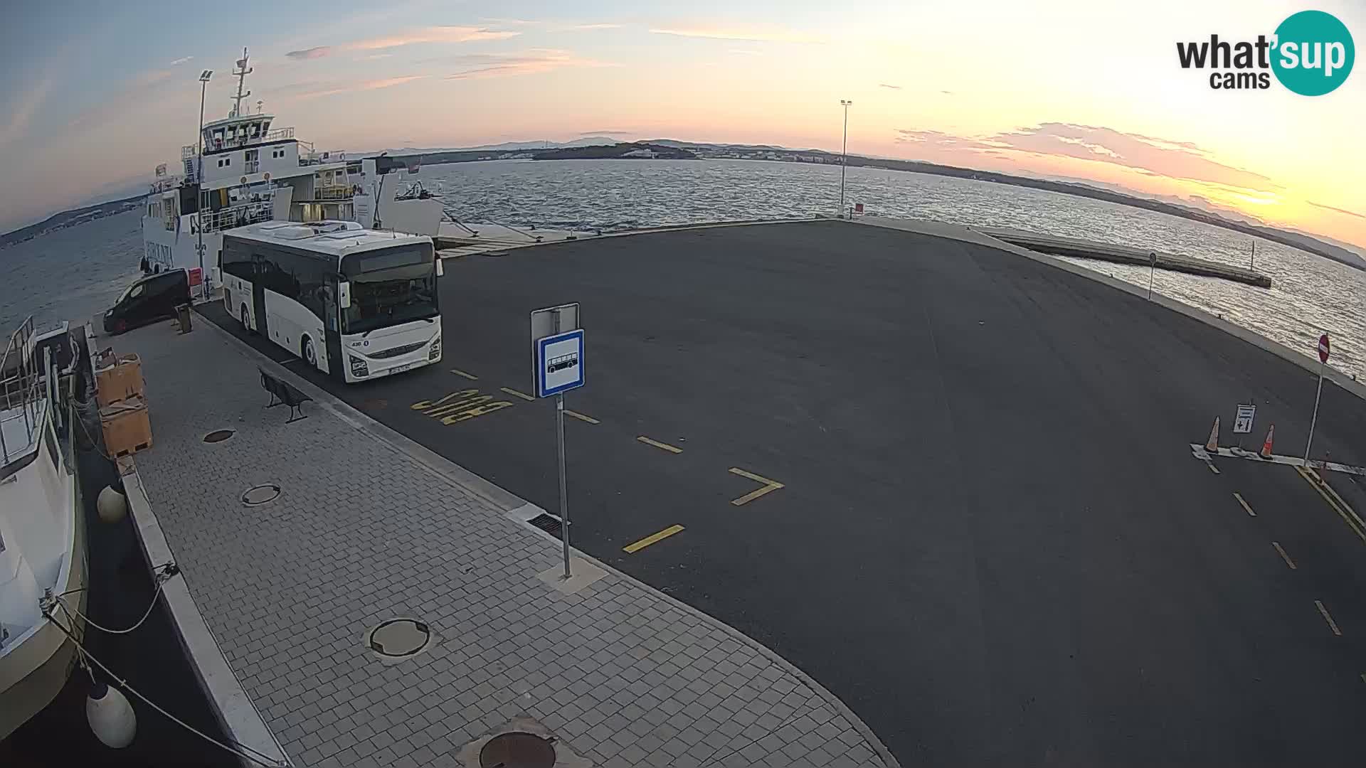 Tkon Live cam – ferry – Dalmatia – Croatia