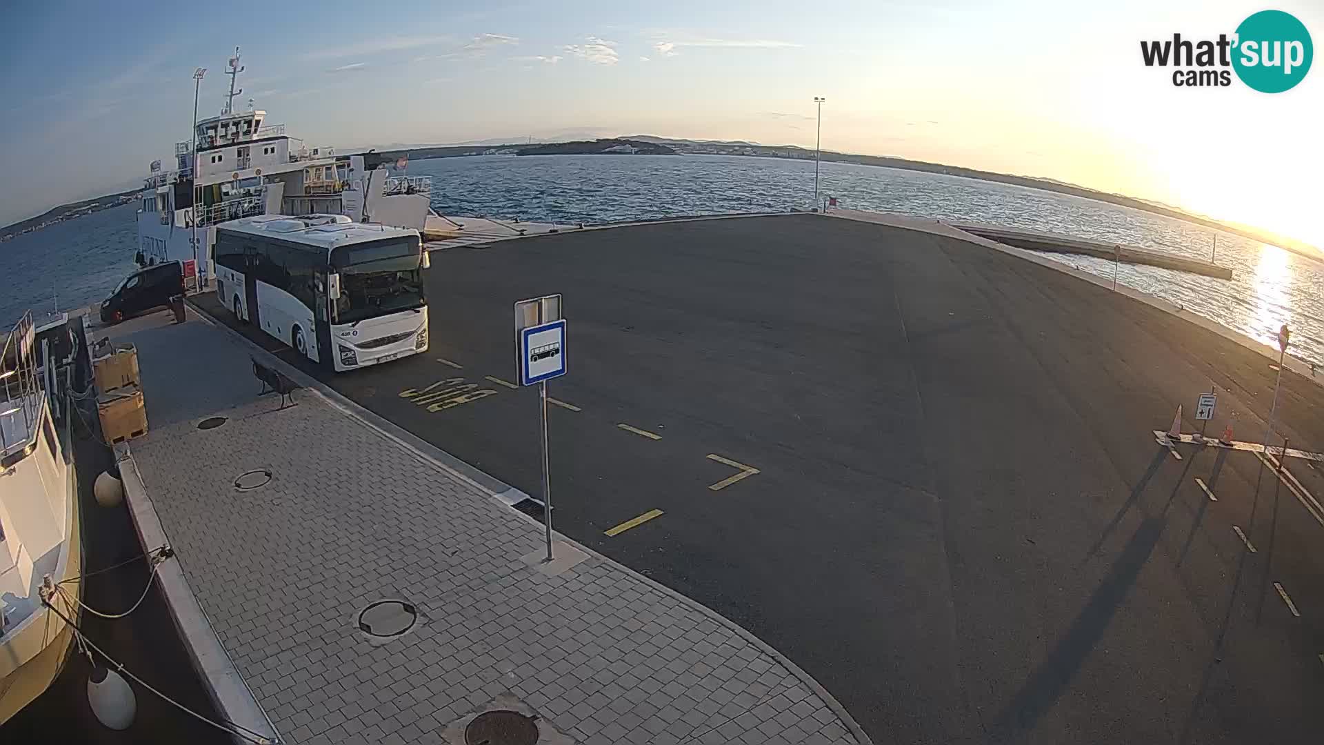 Tkon Live cam – ferry – Dalmatia – Croatia