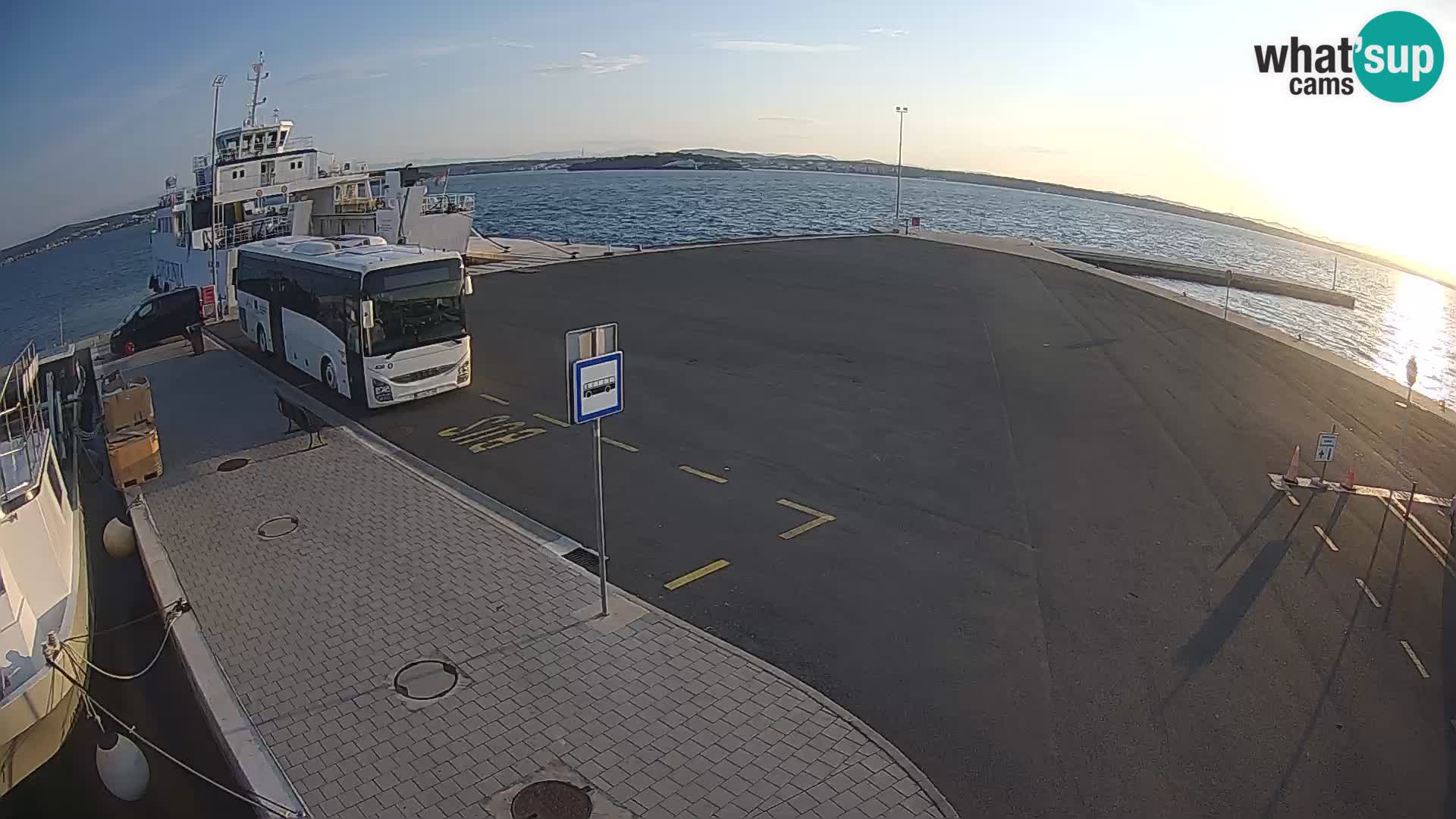 Tkon Live cam – ferry – Dalmatia – Croatia