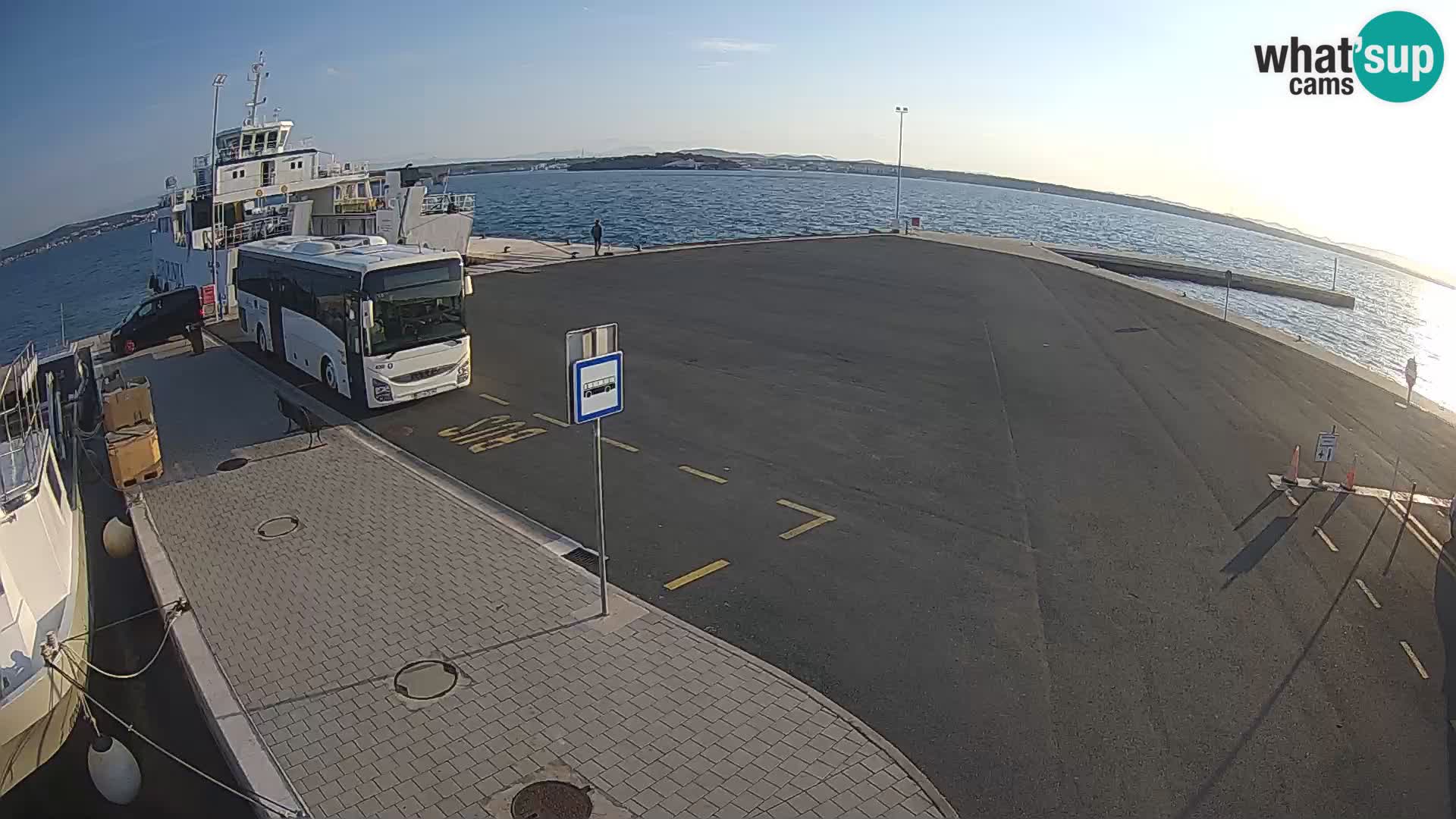 Tkon Live cam – ferry – Dalmatia – Croatia