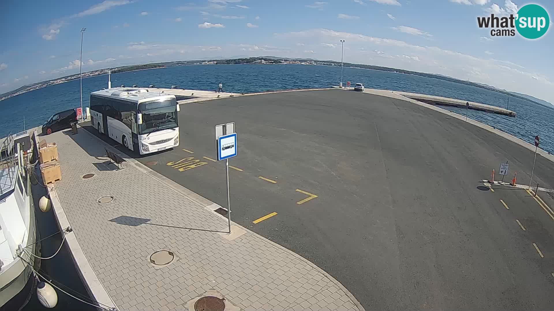 Tkon Live cam – ferry – Dalmatia – Croatia
