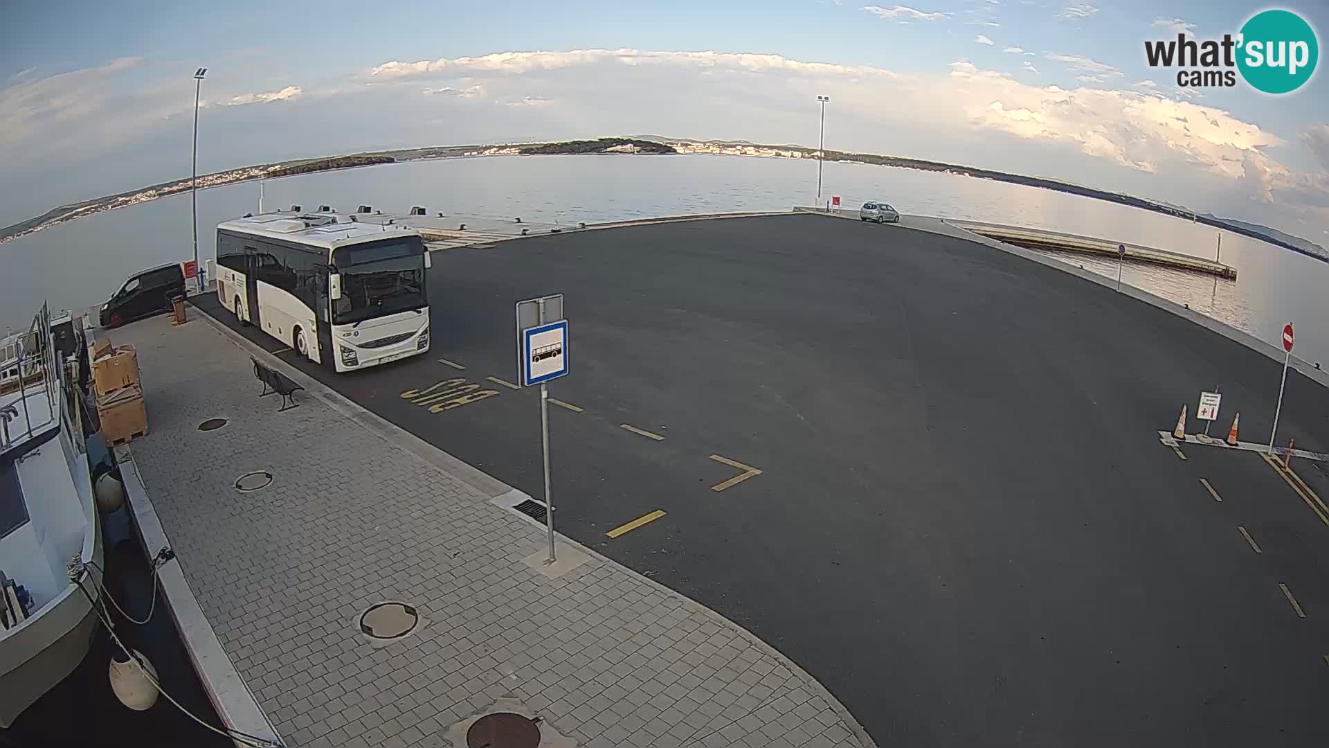 Tkon Live cam – ferry – Dalmatia – Croatia