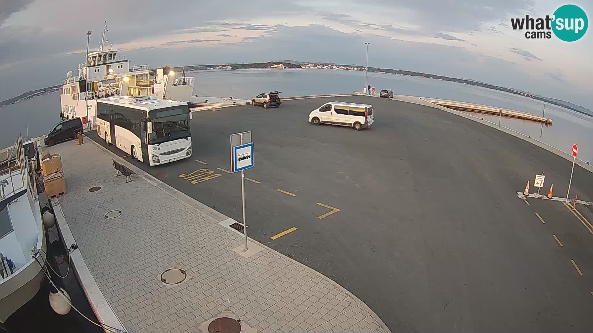 Tkon Live cam – ferry – Dalmatia – Croatia