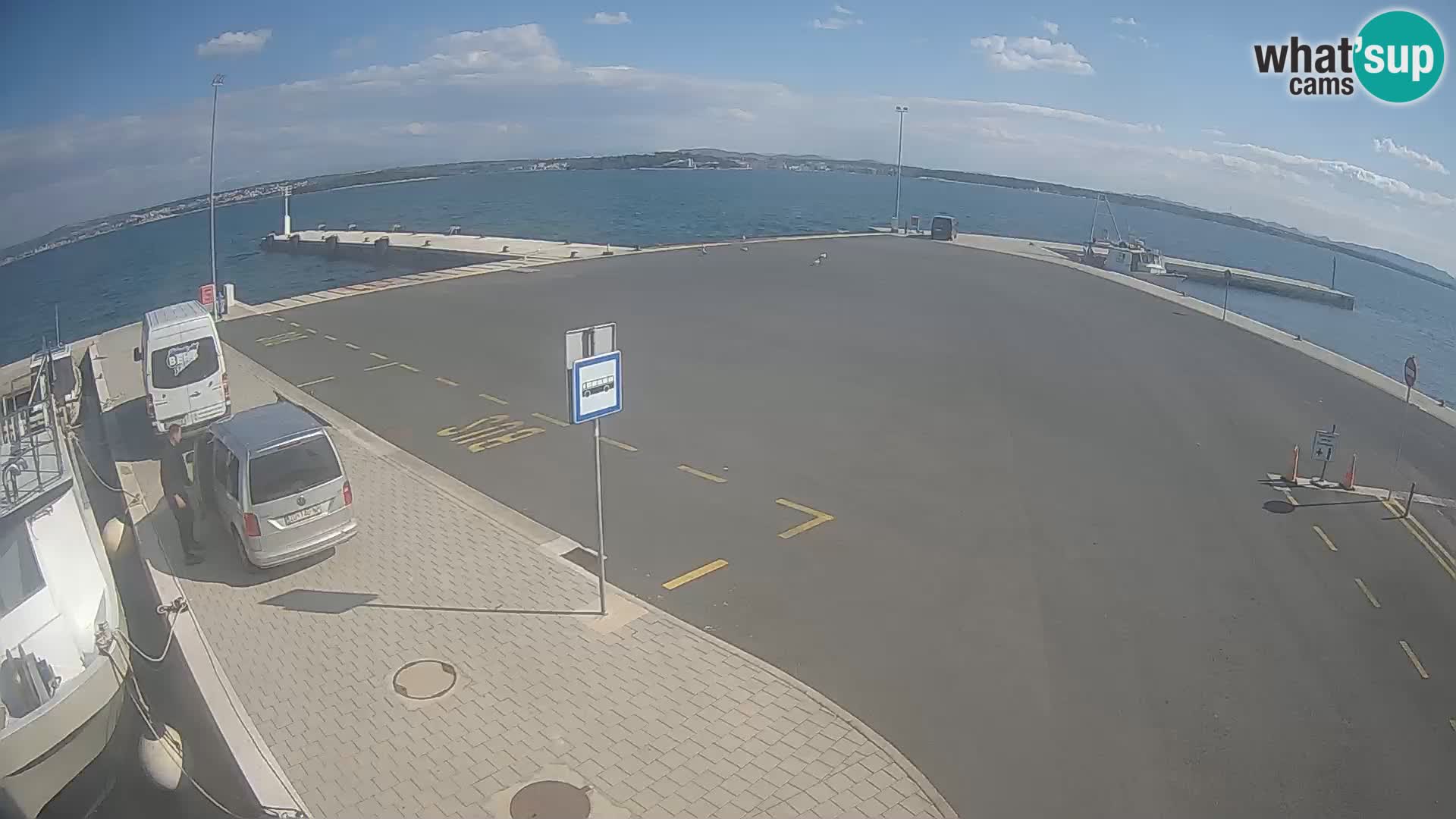 Tkon v živo – trajekt – Dalmacija – Hrvaška