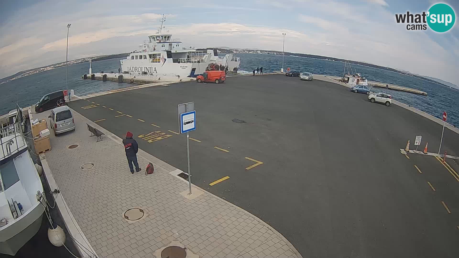 Tkon Live cam – ferry – Dalmatia – Croatia