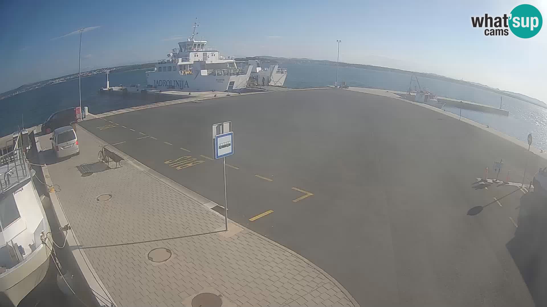 Tkon Live cam – ferry – Dalmatia – Croatia
