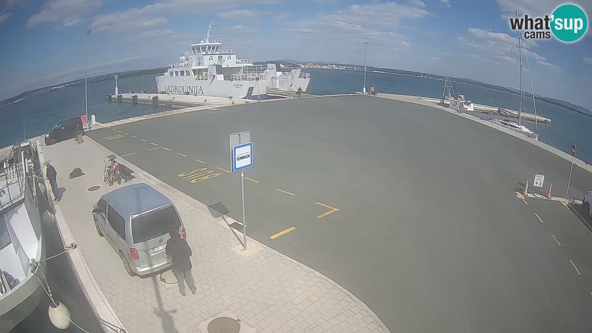 Tkon Live cam – ferry – Dalmatia – Croatia