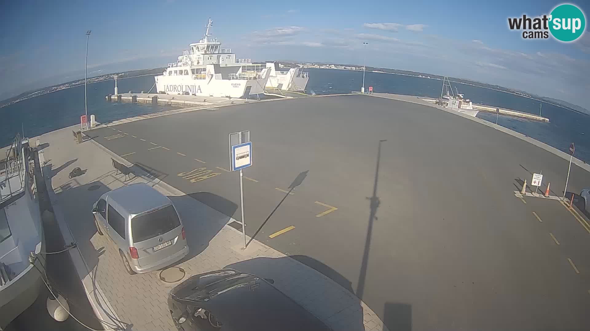 Tkon Live cam – ferry – Dalmatia – Croatia