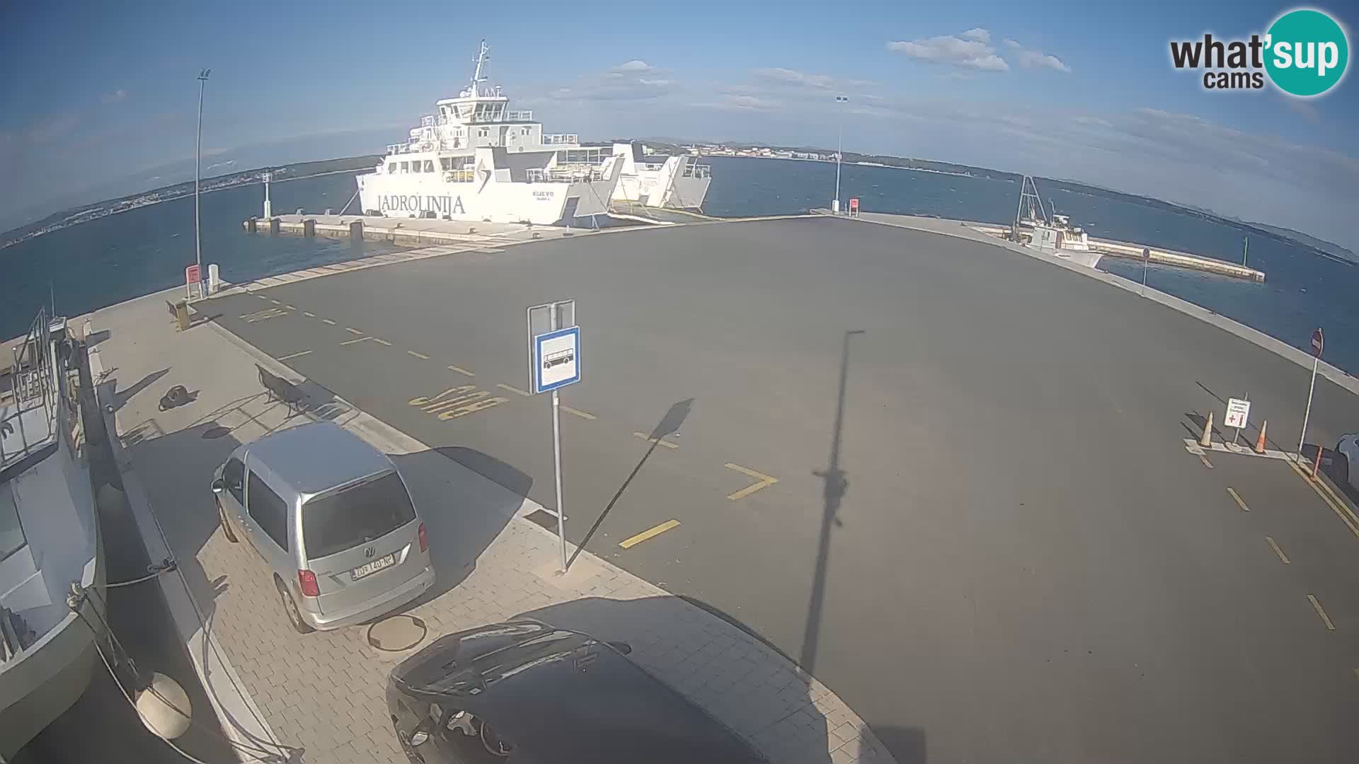 Tkon Live cam – ferry – Dalmatia – Croatia