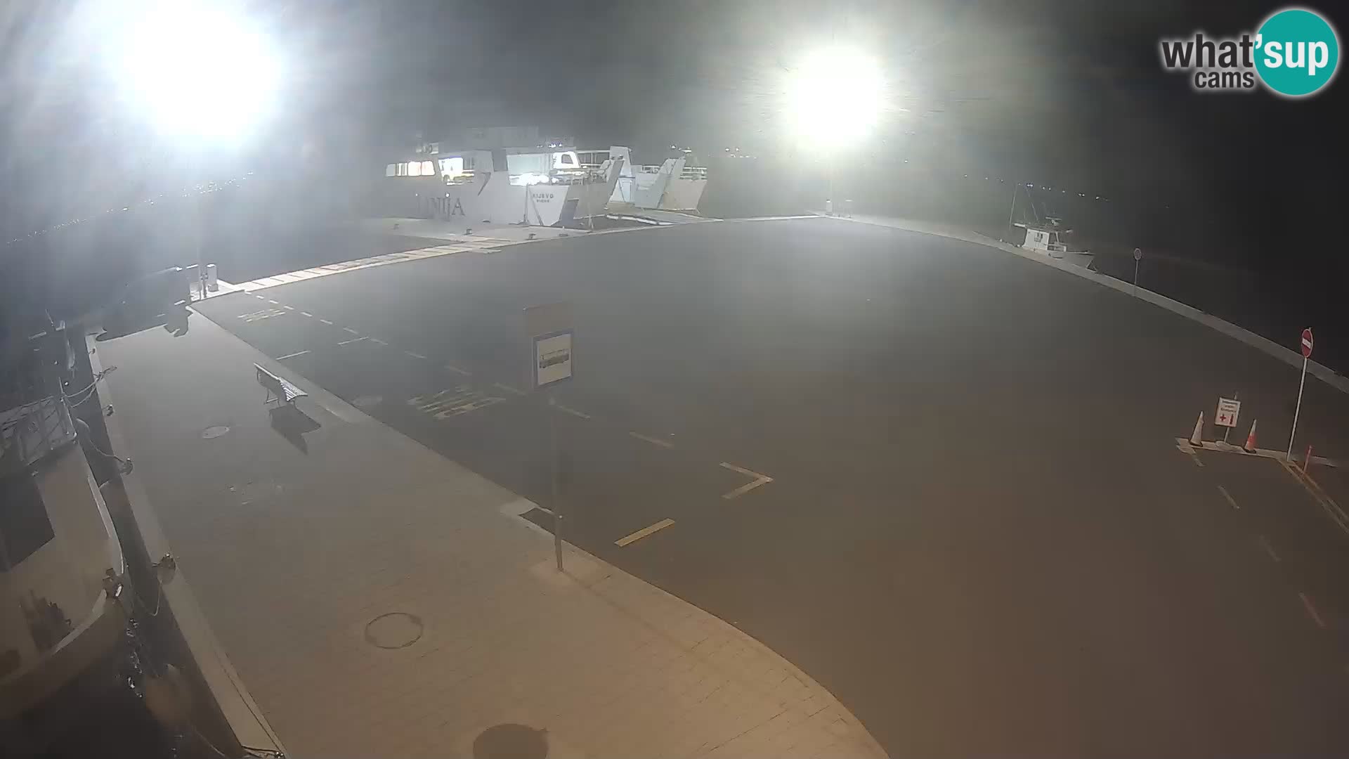 Tkon Live cam – ferry – Dalmatie – Croatie