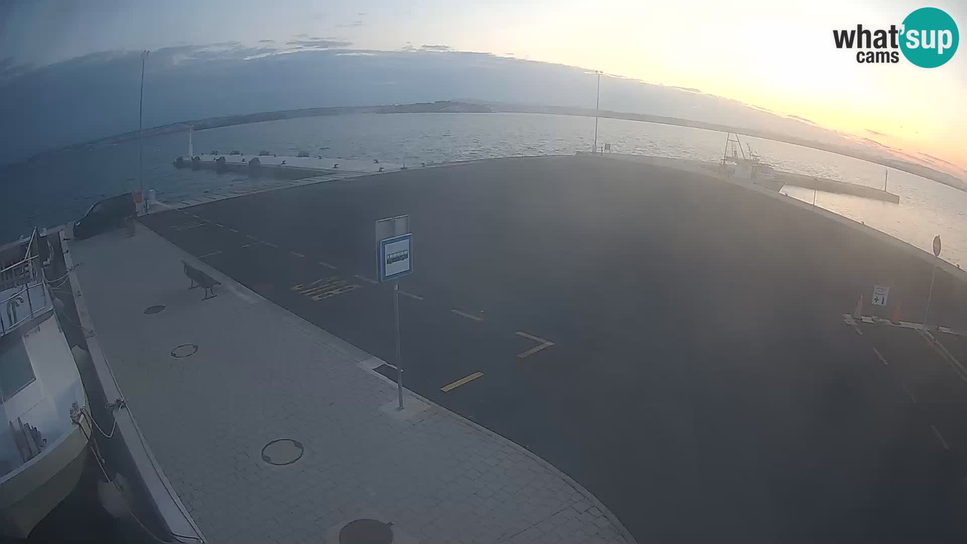 Tkon Live cam – ferry – Dalmatie – Croatie