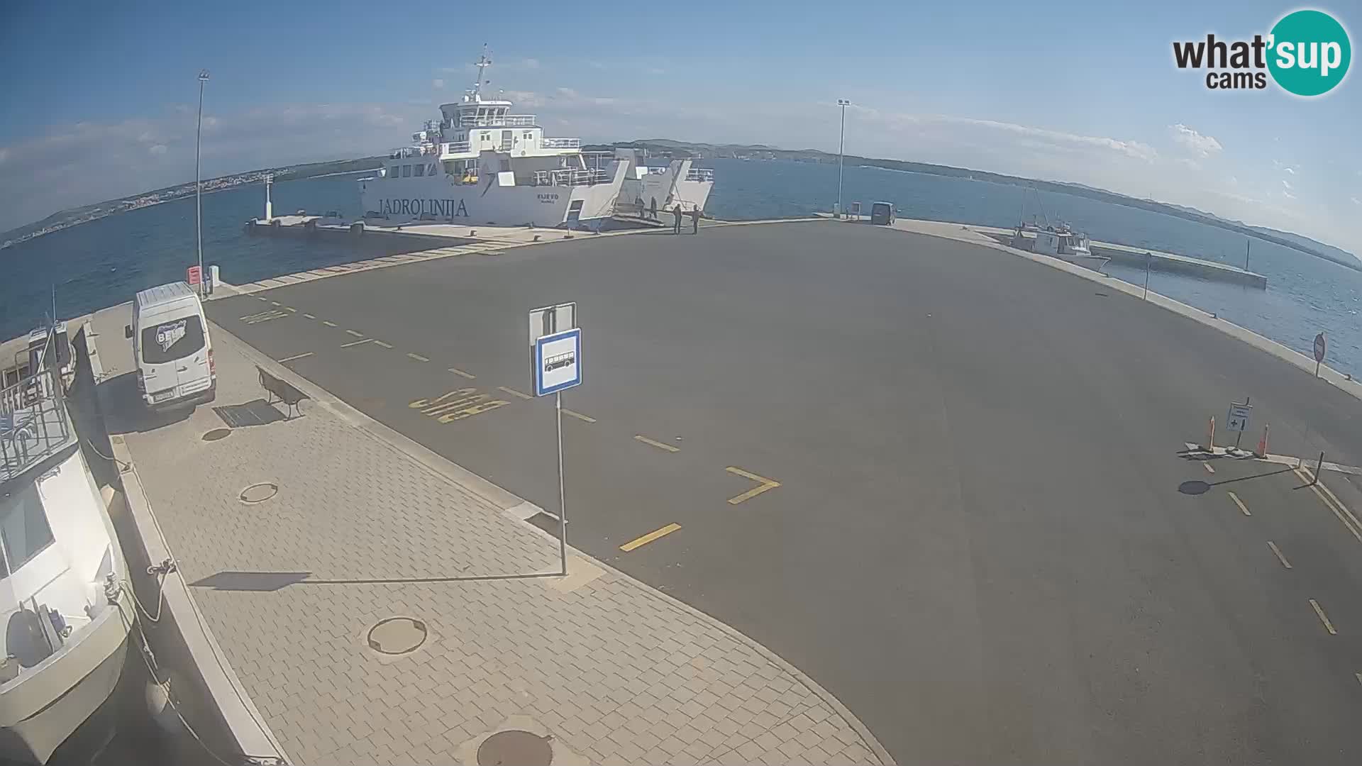 Tkon Live cam – traghetto – Dalmazia – Croazia