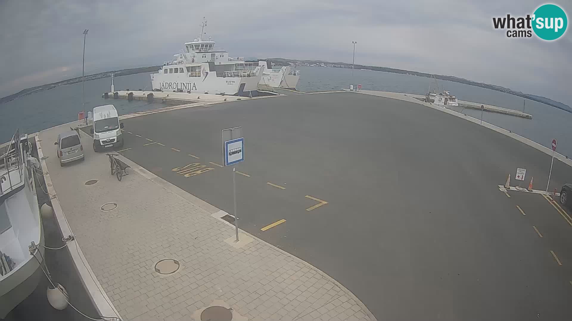 Tkon Live cam – ferry – Dalmatia – Croatia