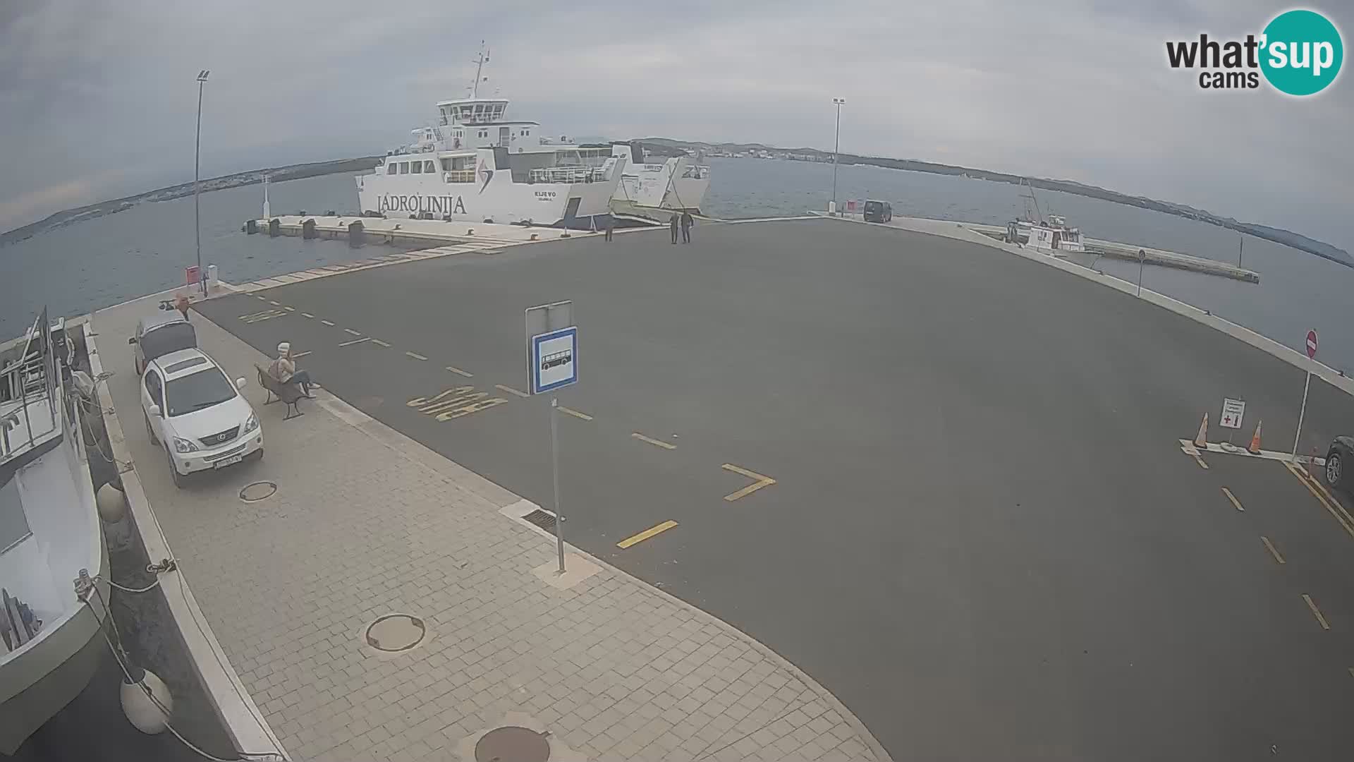 Tkon Live cam – ferry – Dalmatia – Croatia