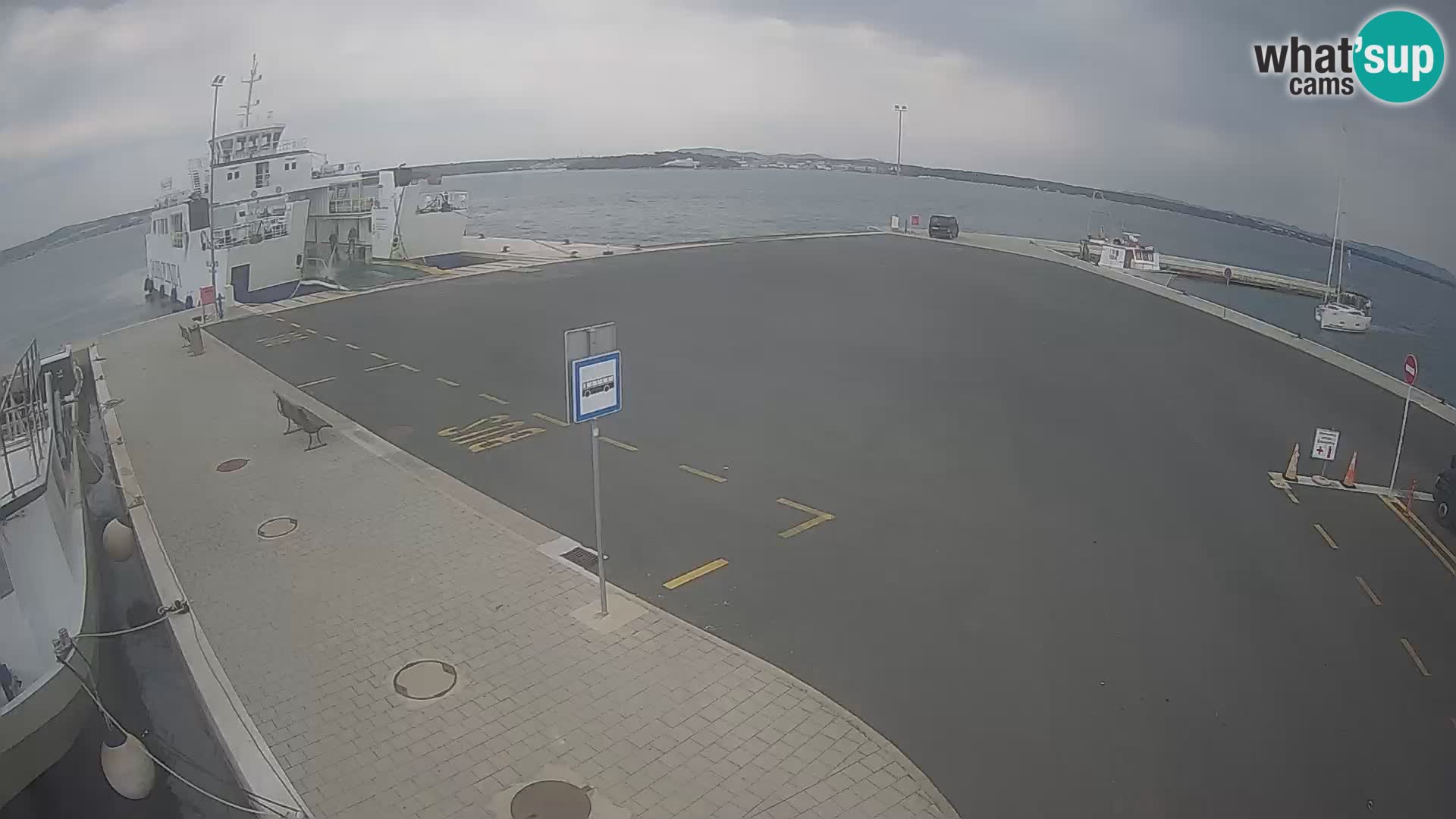 Tkon Live cam – ferry – Dalmatia – Croatia