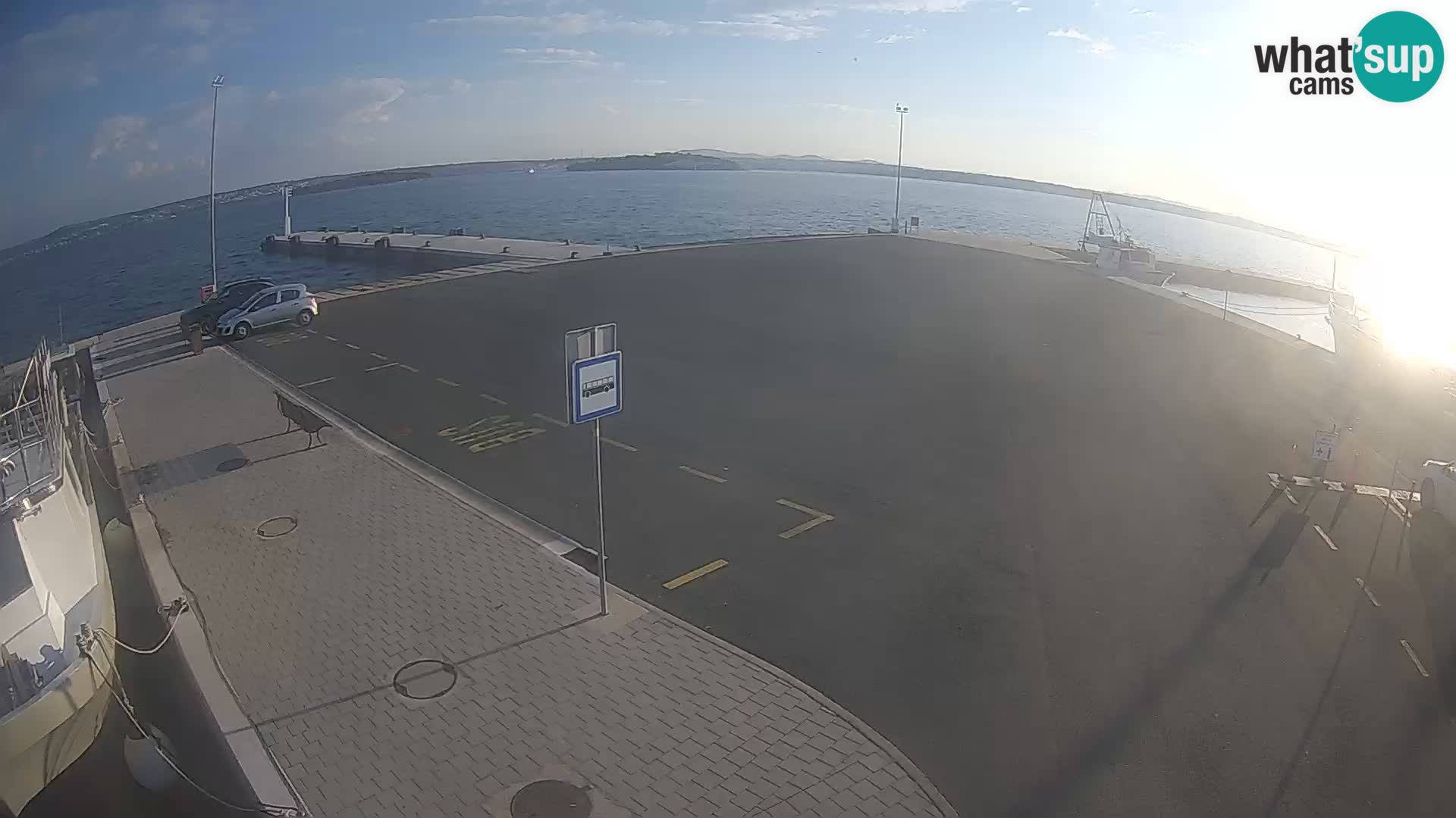 Tkon Live cam – ferry – Dalmatia – Croatia